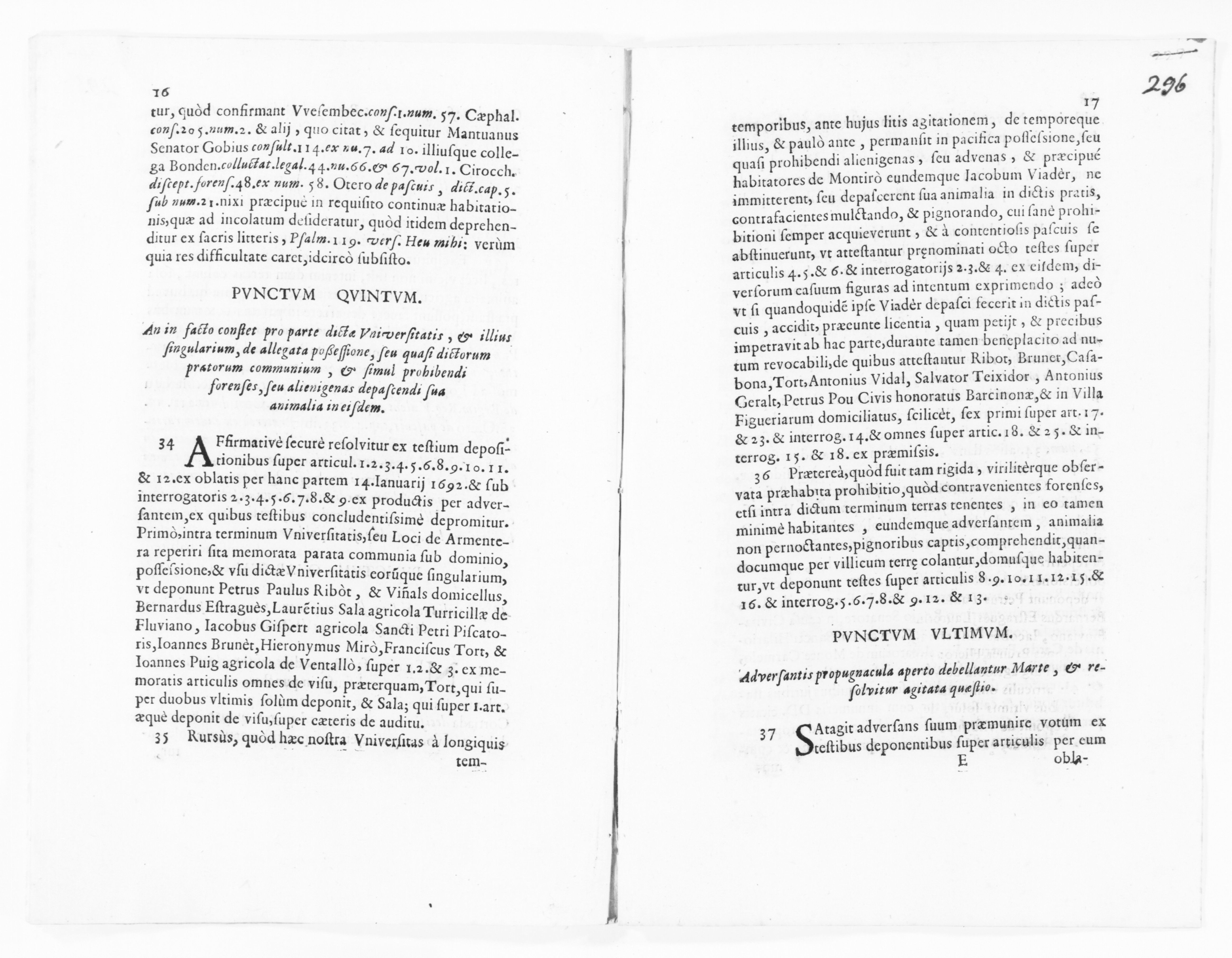 Scanned image of the current content page