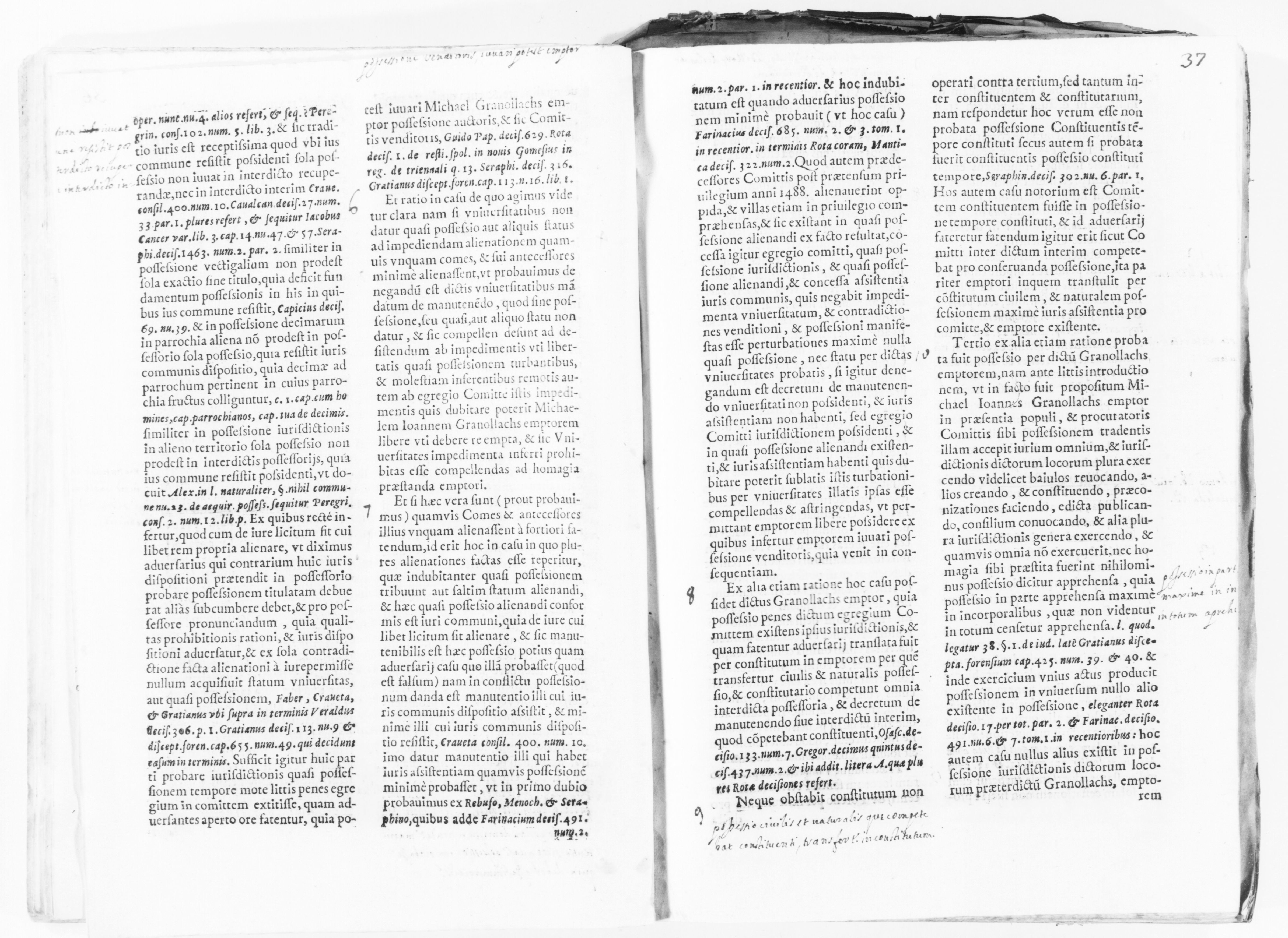 Scanned image of the current content page