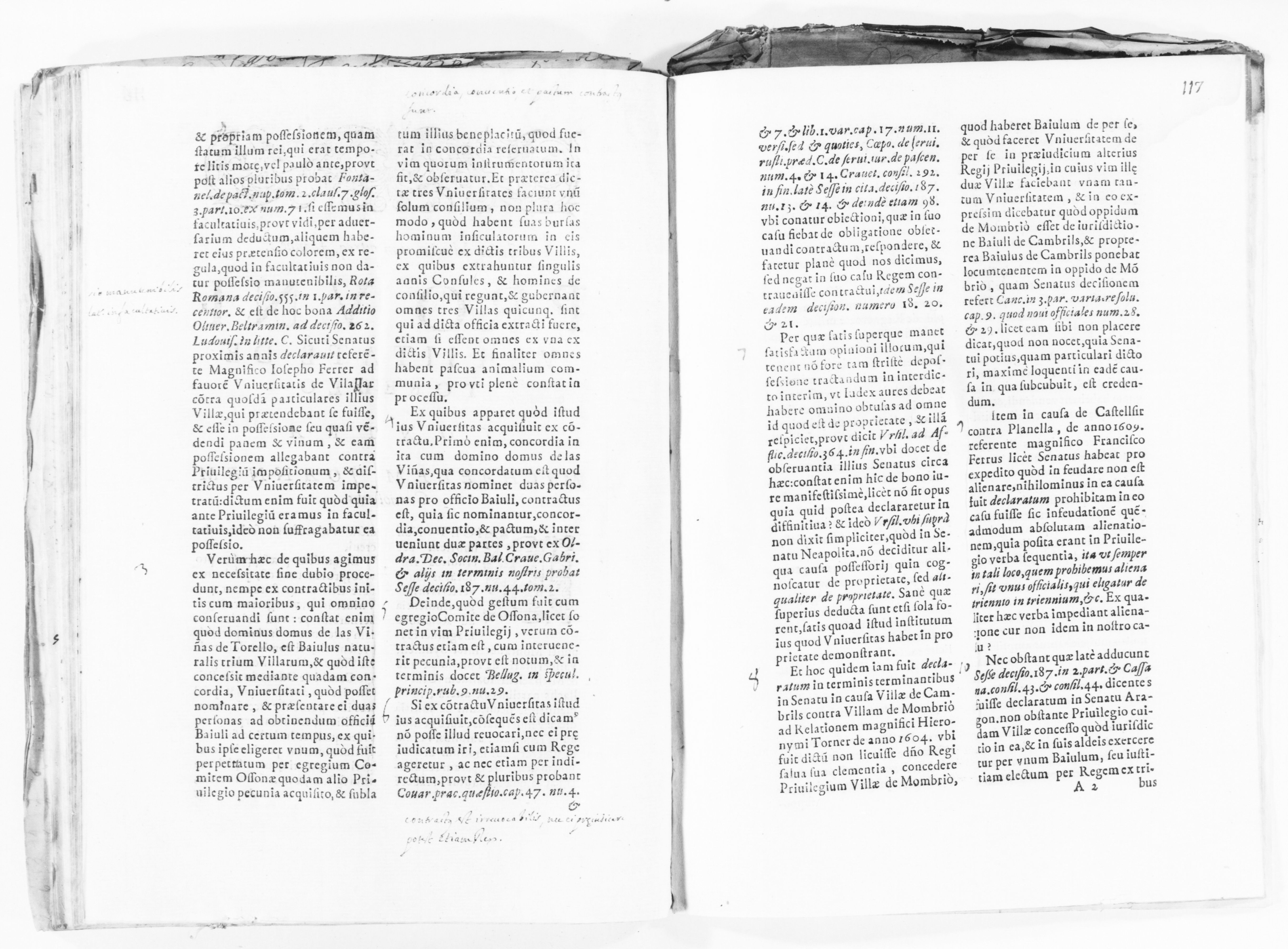 Scanned image of the current content page