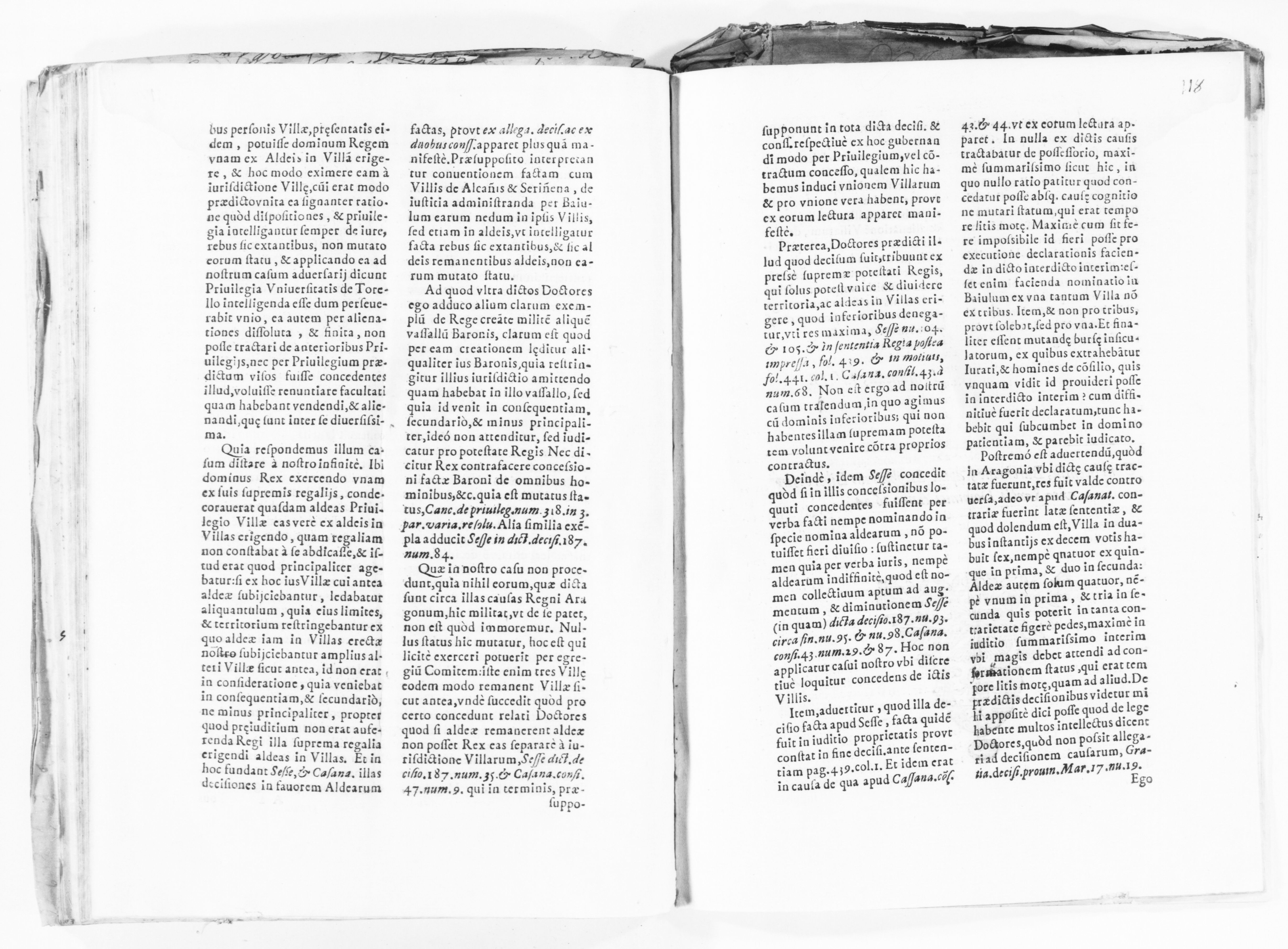 Scanned image of the current content page