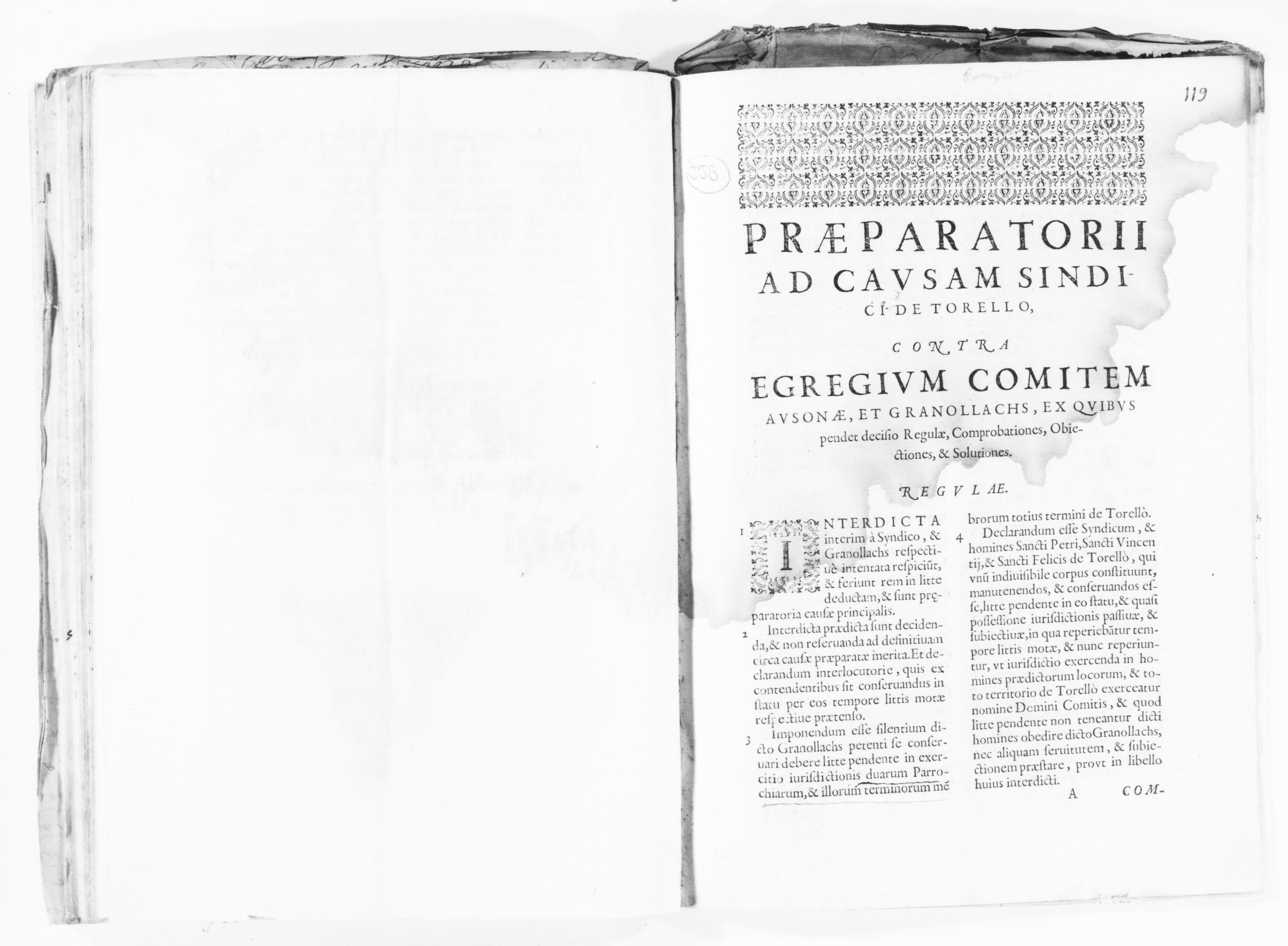 Scanned image of the current content page