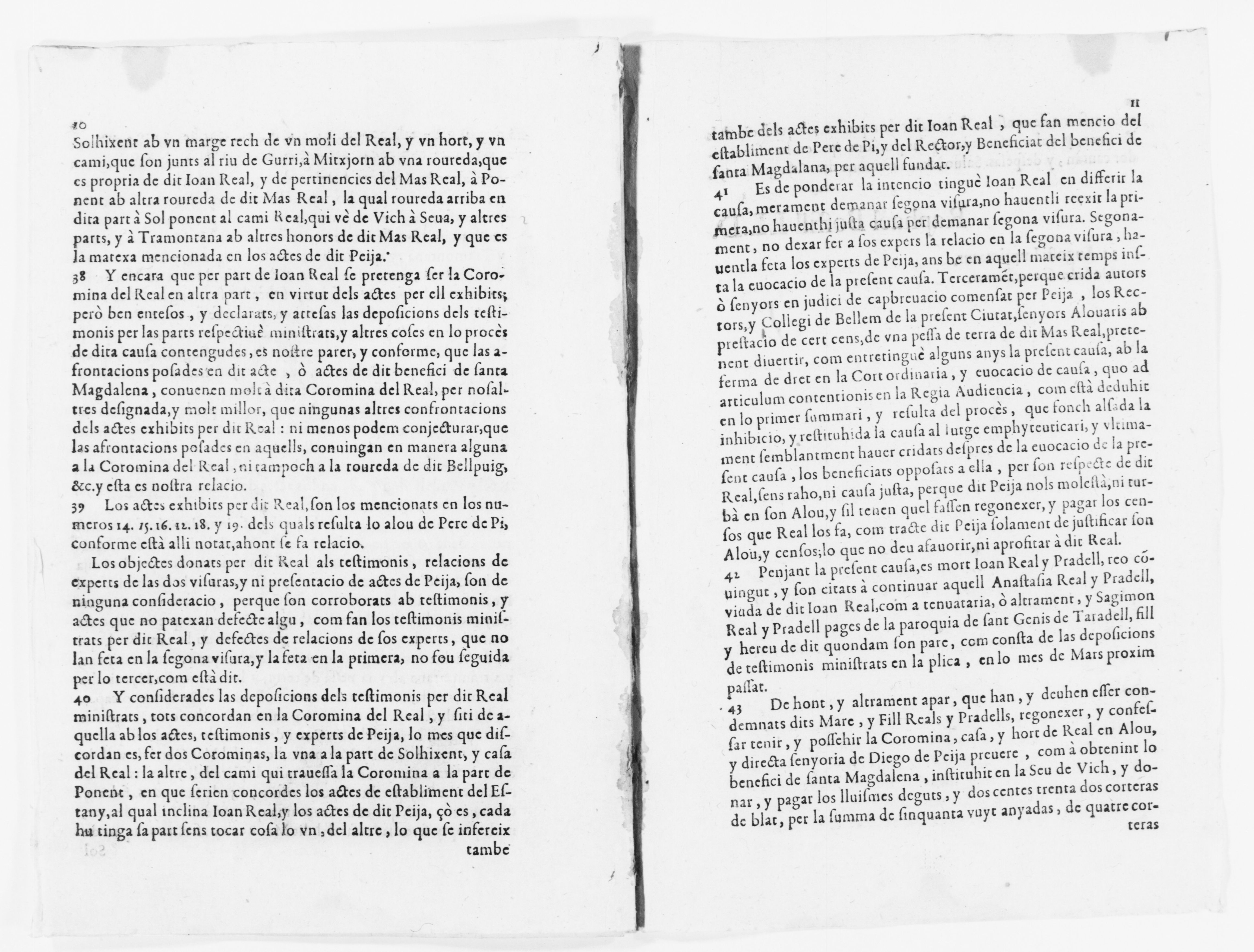 Scanned image of the current content page