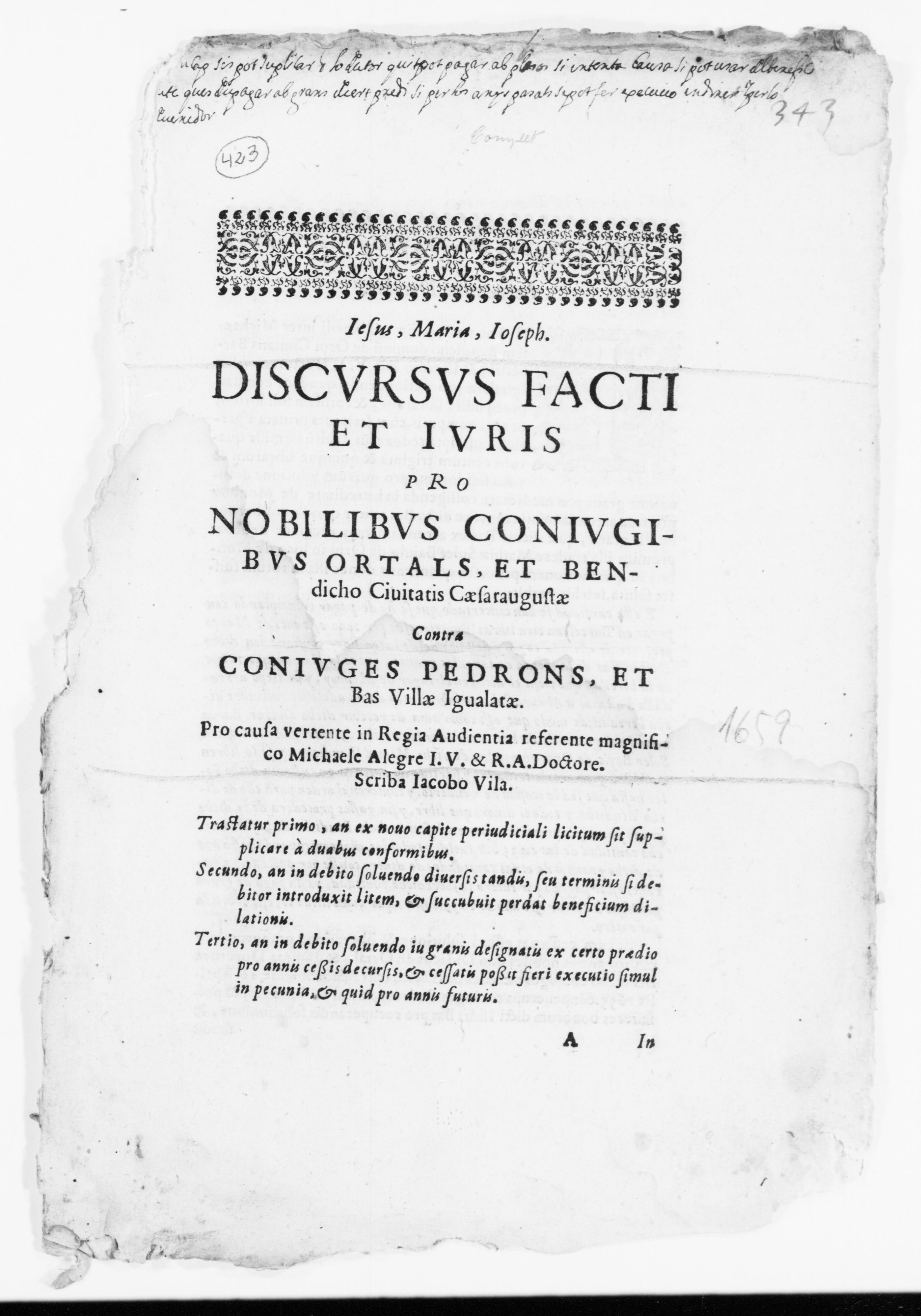 Scanned image of the current content page