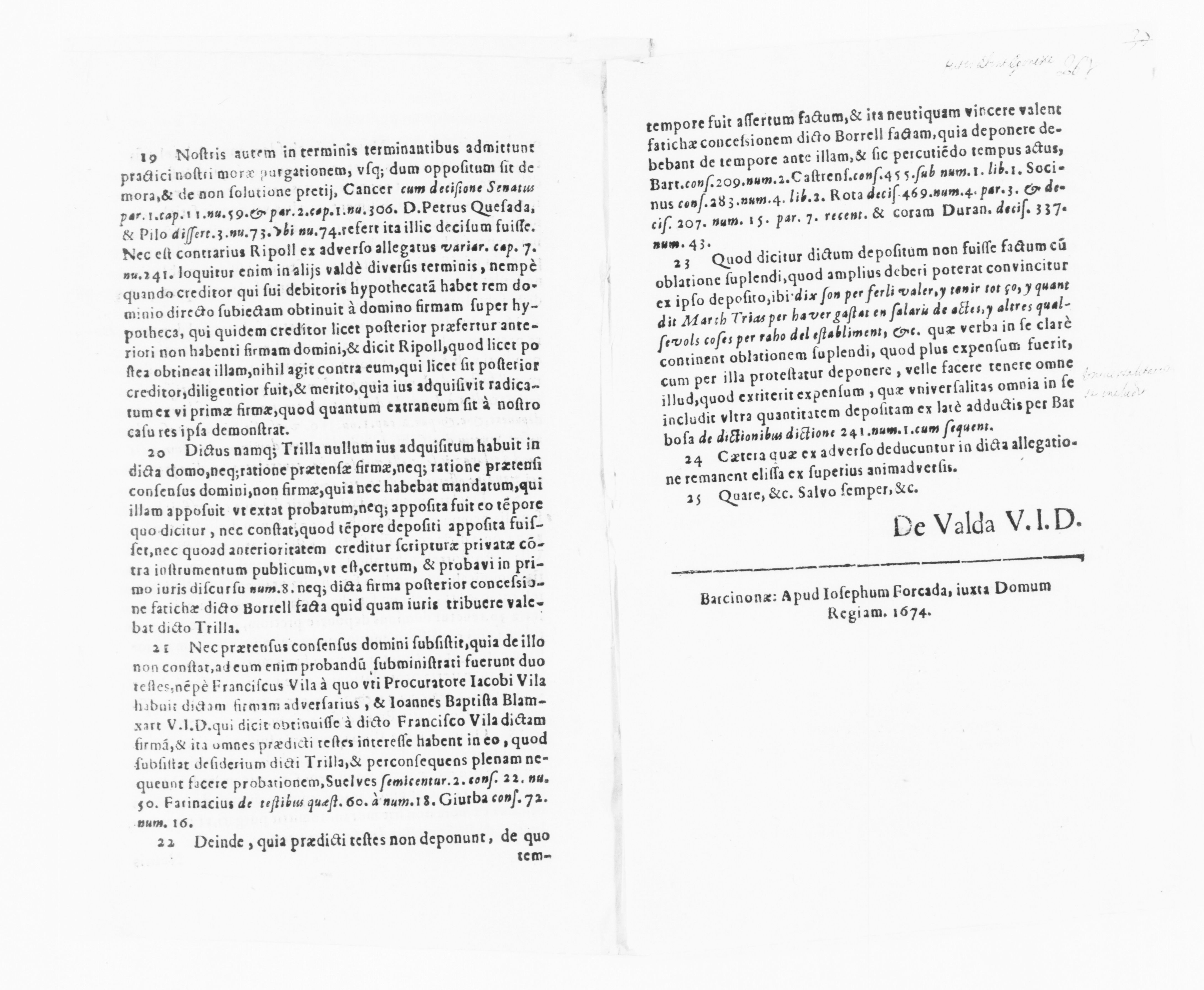 Scanned image of the current content page