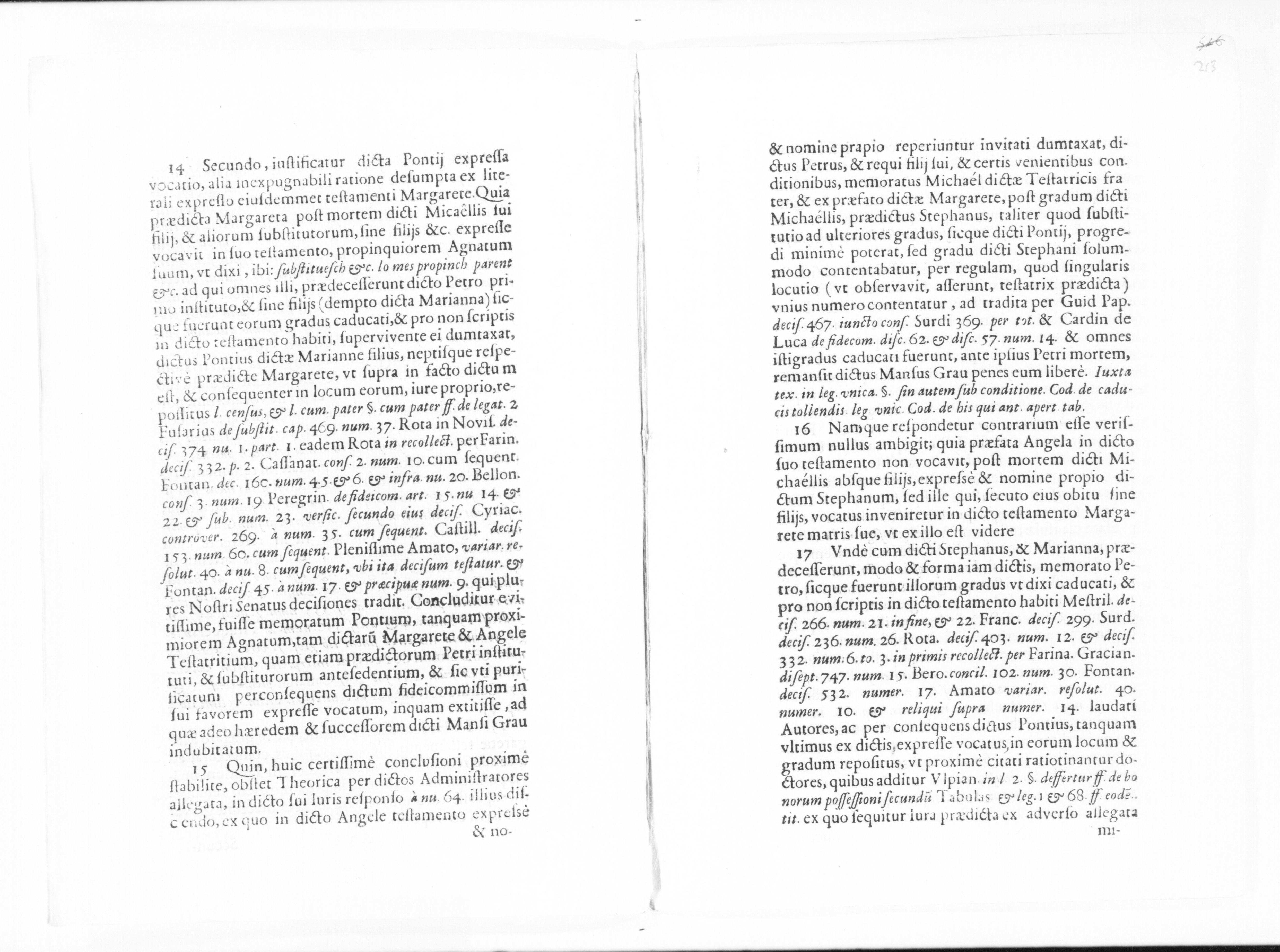 Scanned image of the current content page