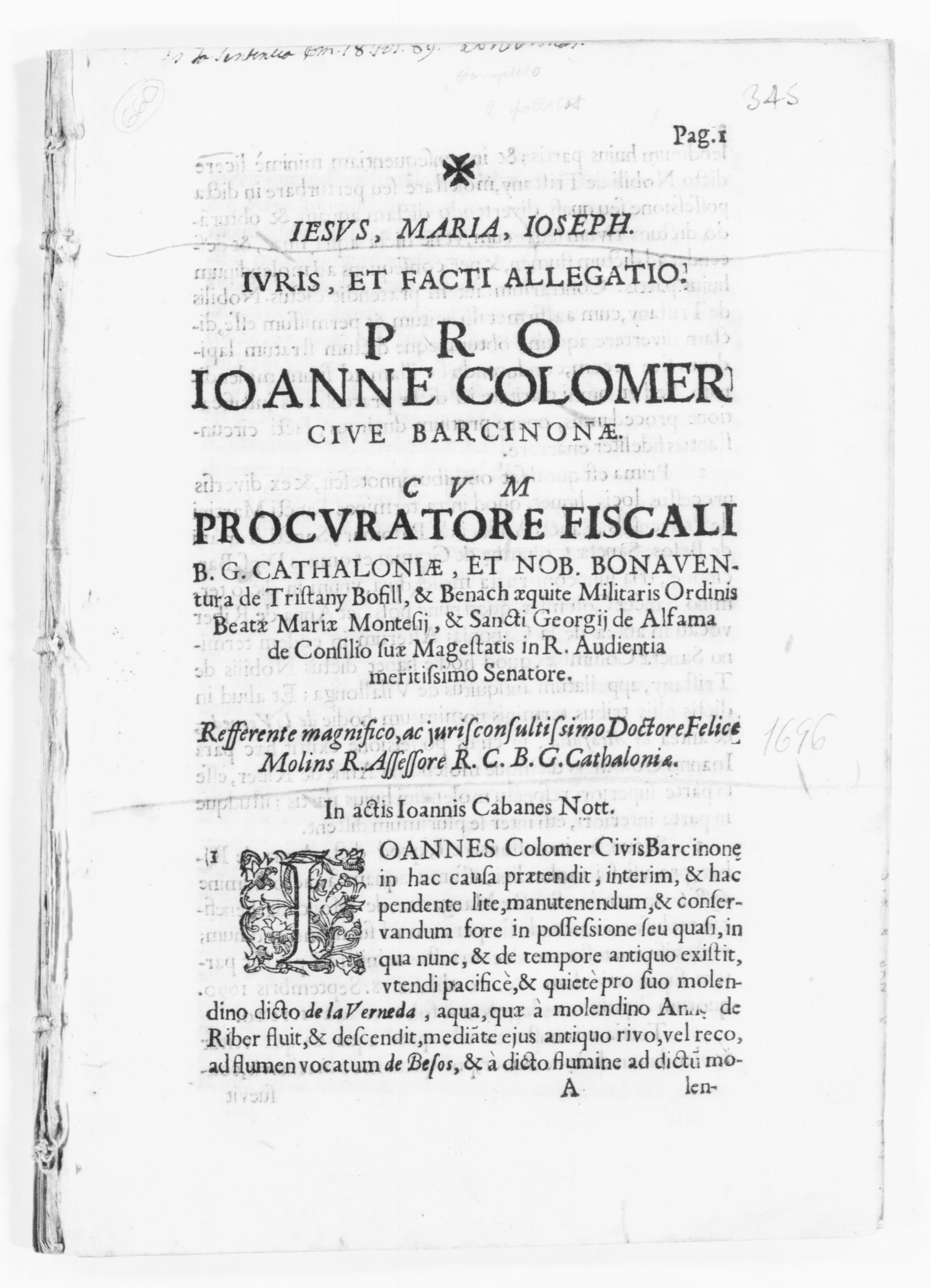 Scanned image of the current content page