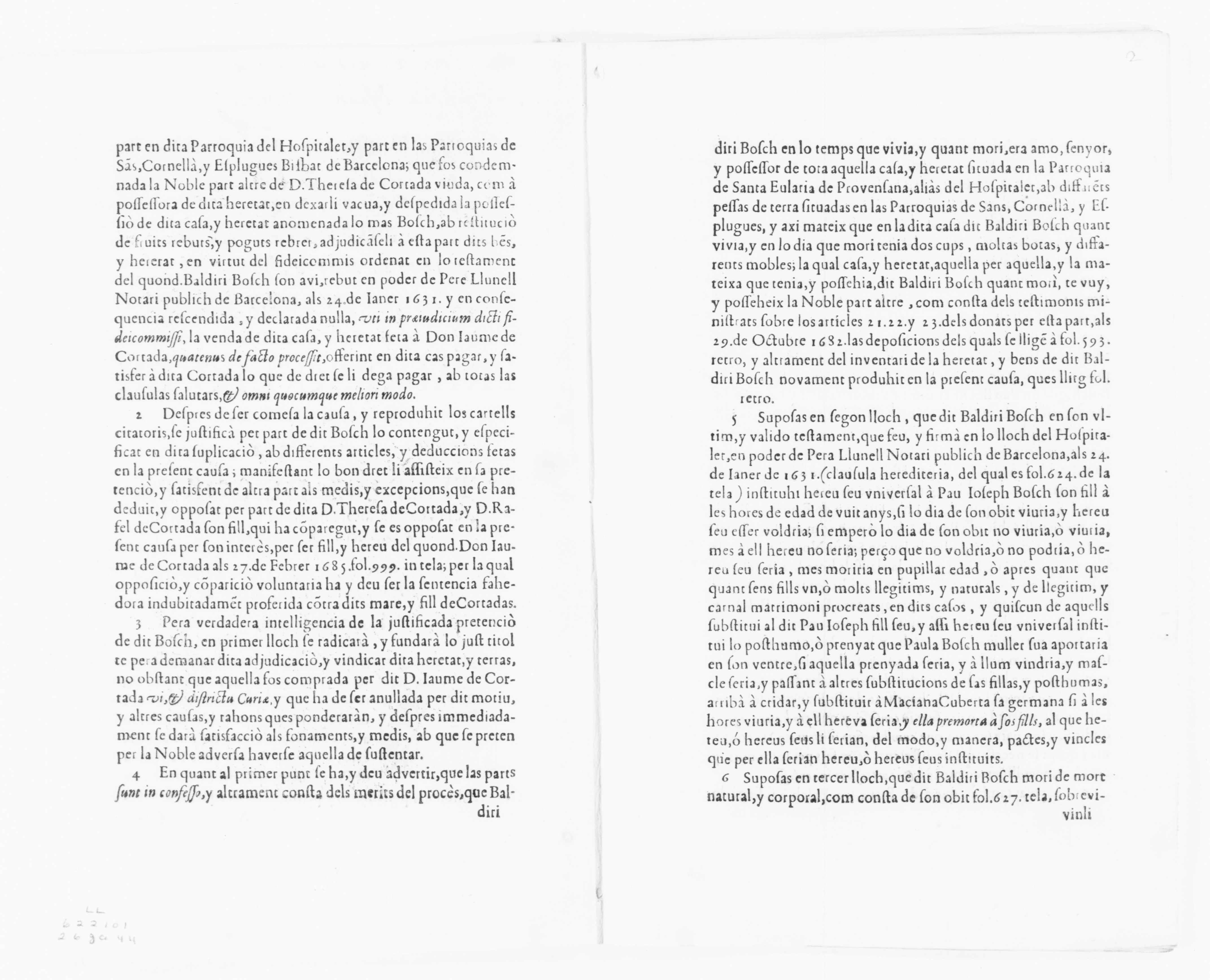 Scanned image of the current content page