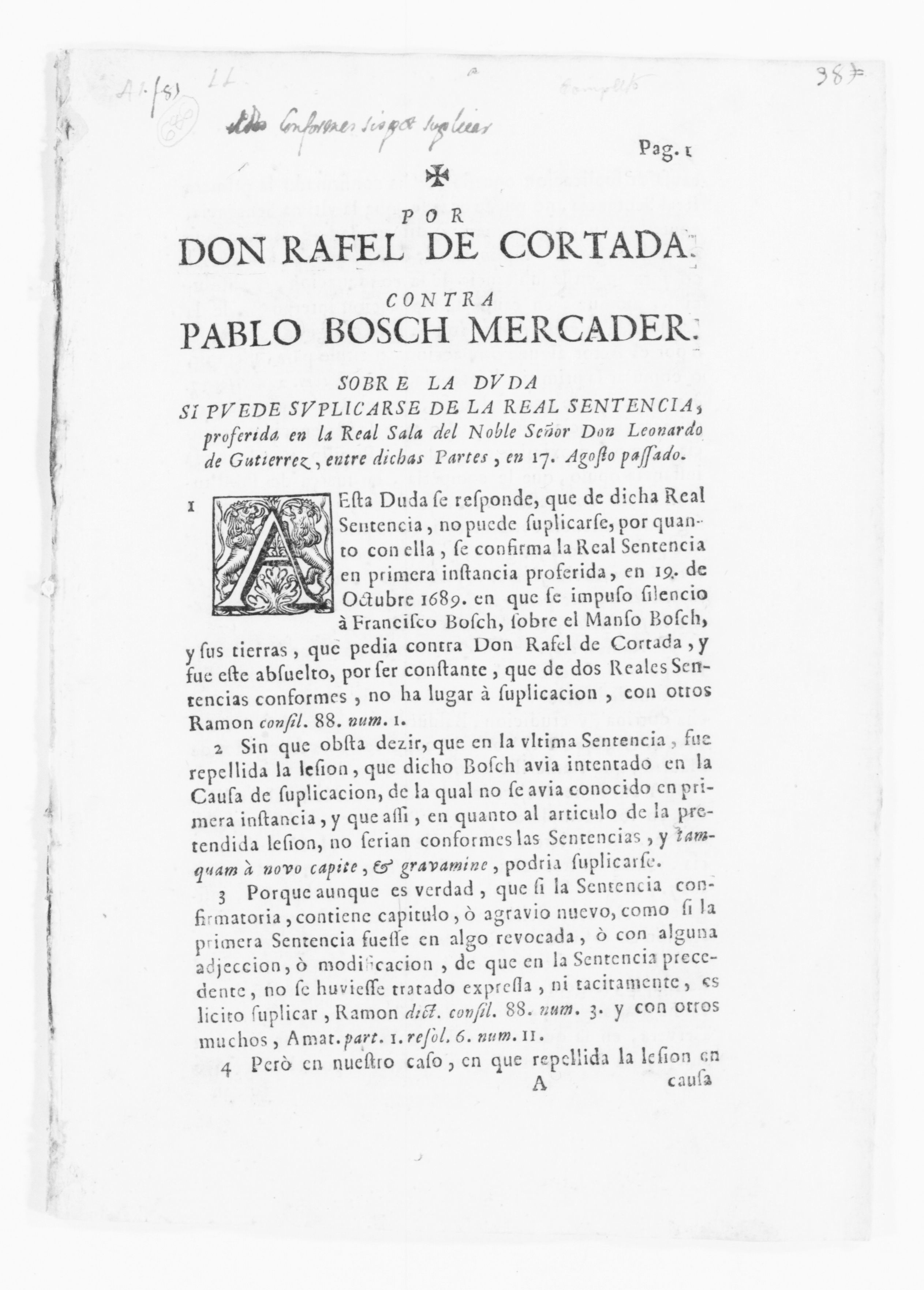 Scanned image of the current content page