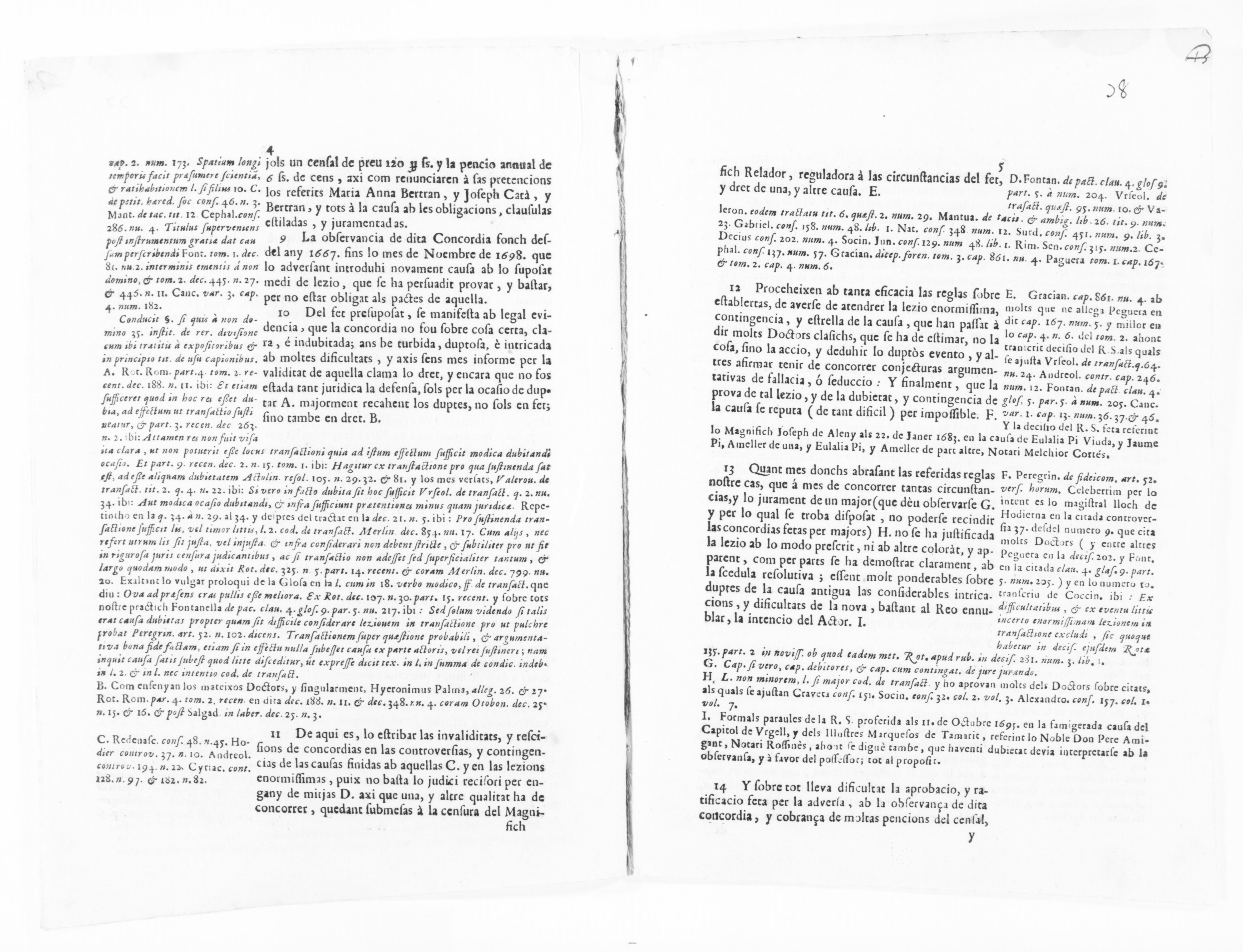 Scanned image of the current content page