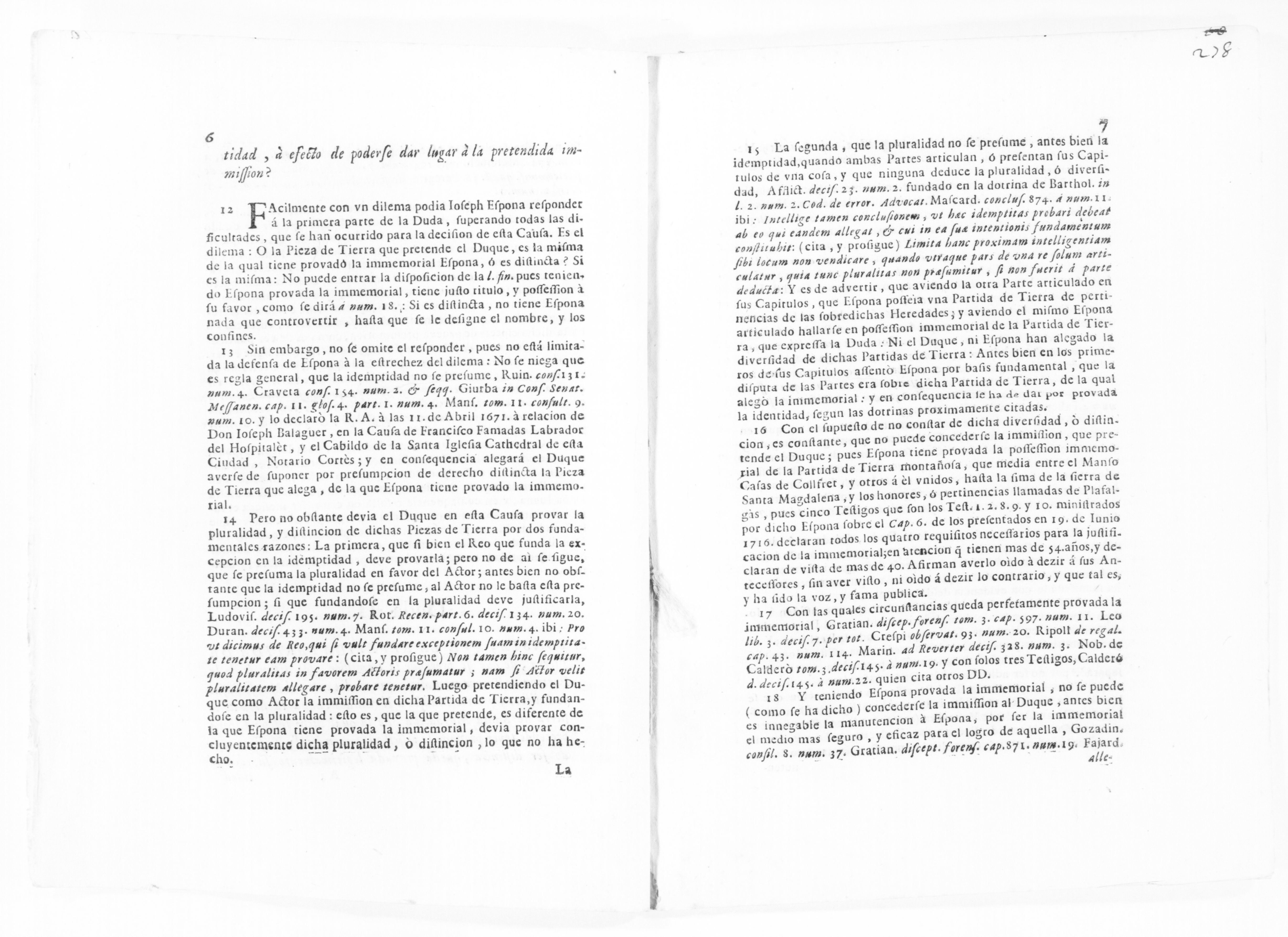 Scanned image of the current content page