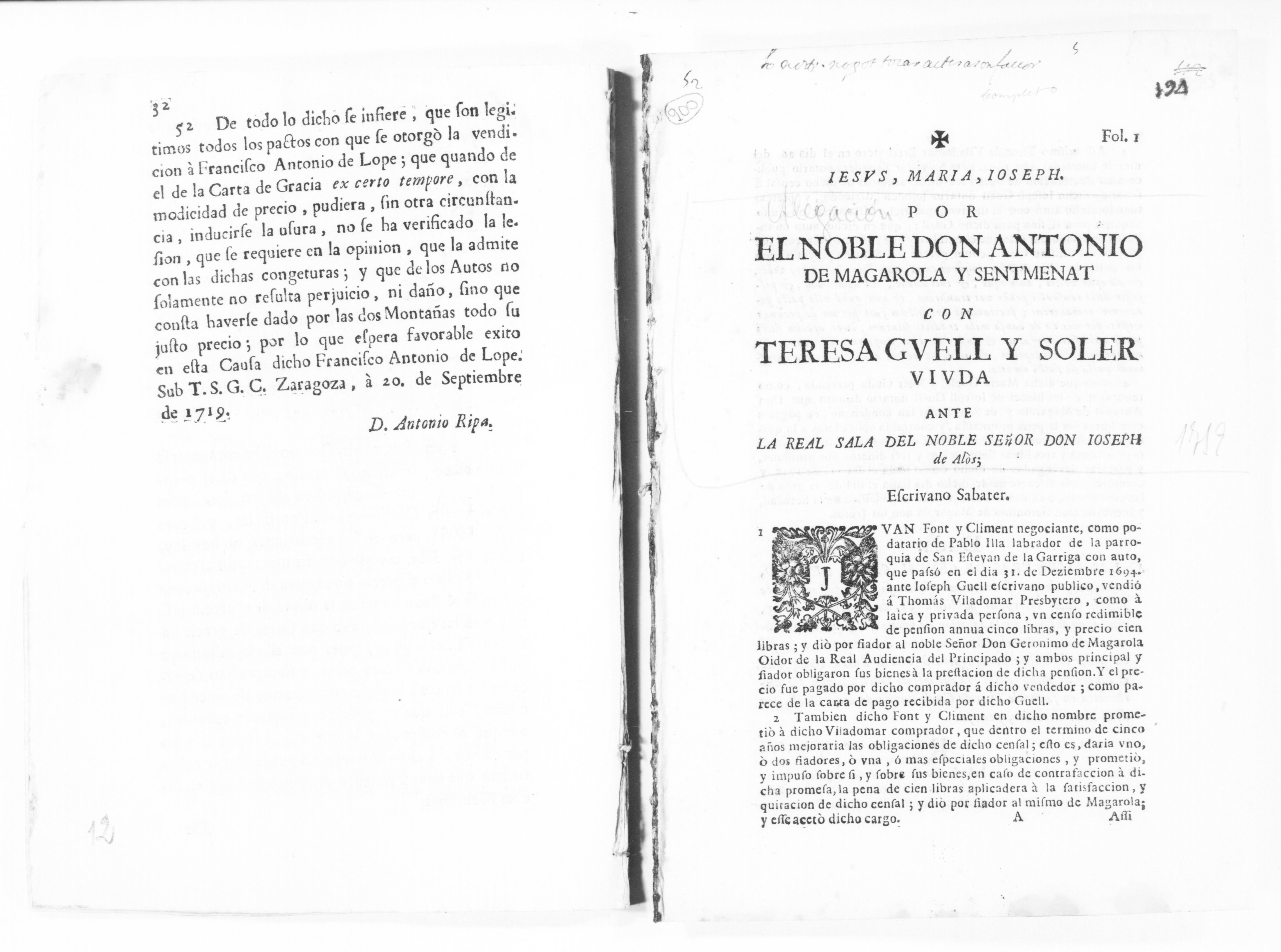 Scanned image of the current content page