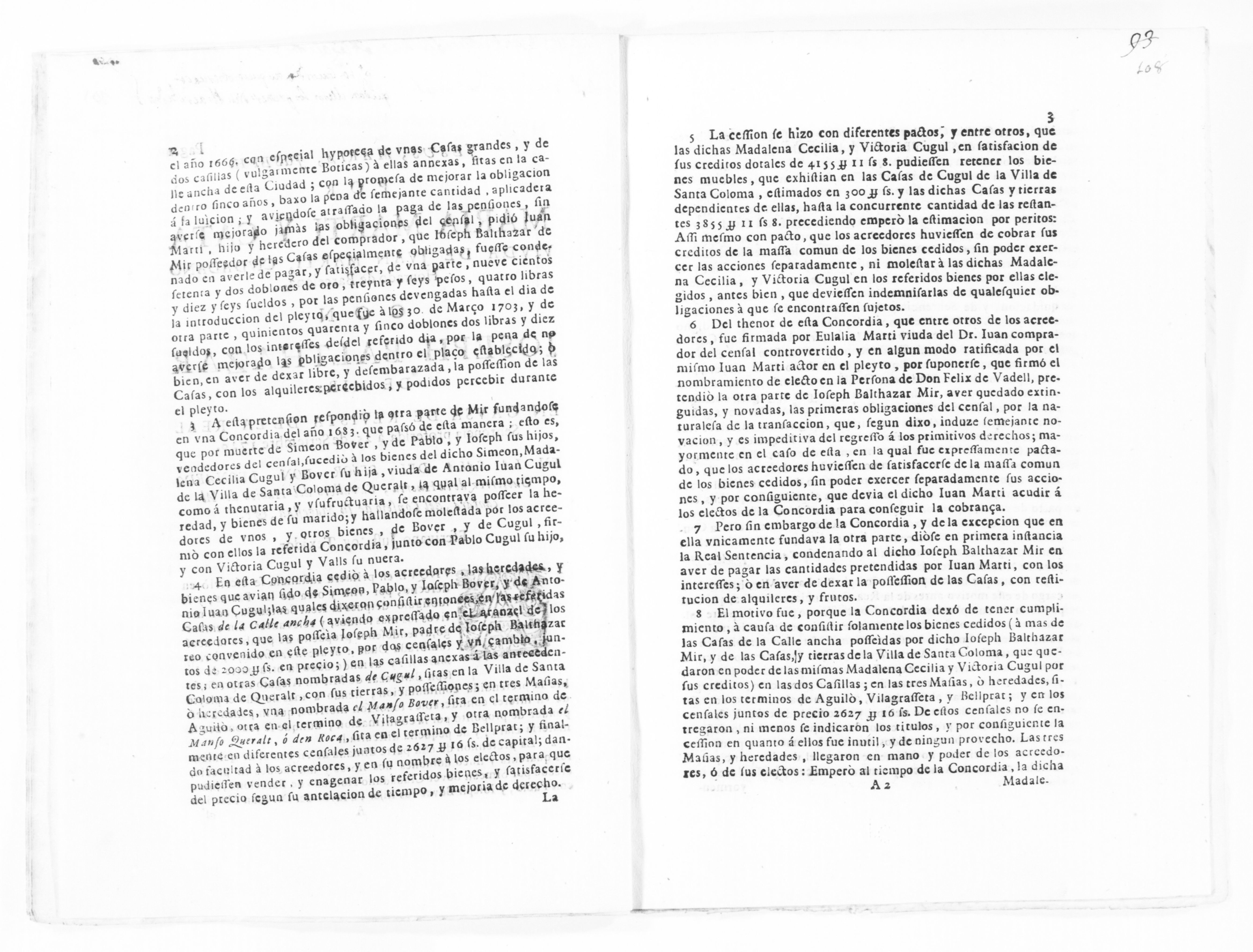 Scanned image of the current content page