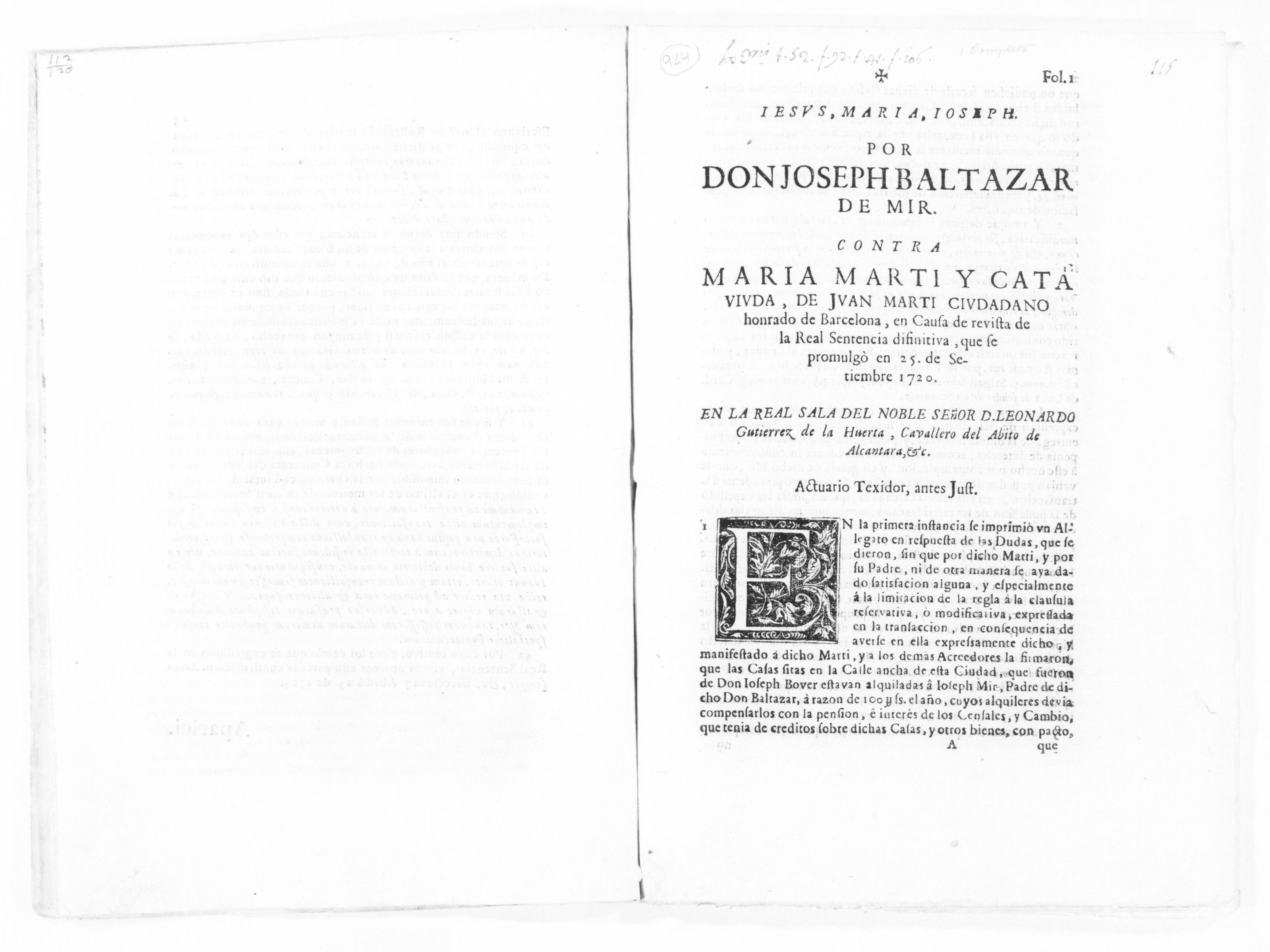 Scanned image of the current content page