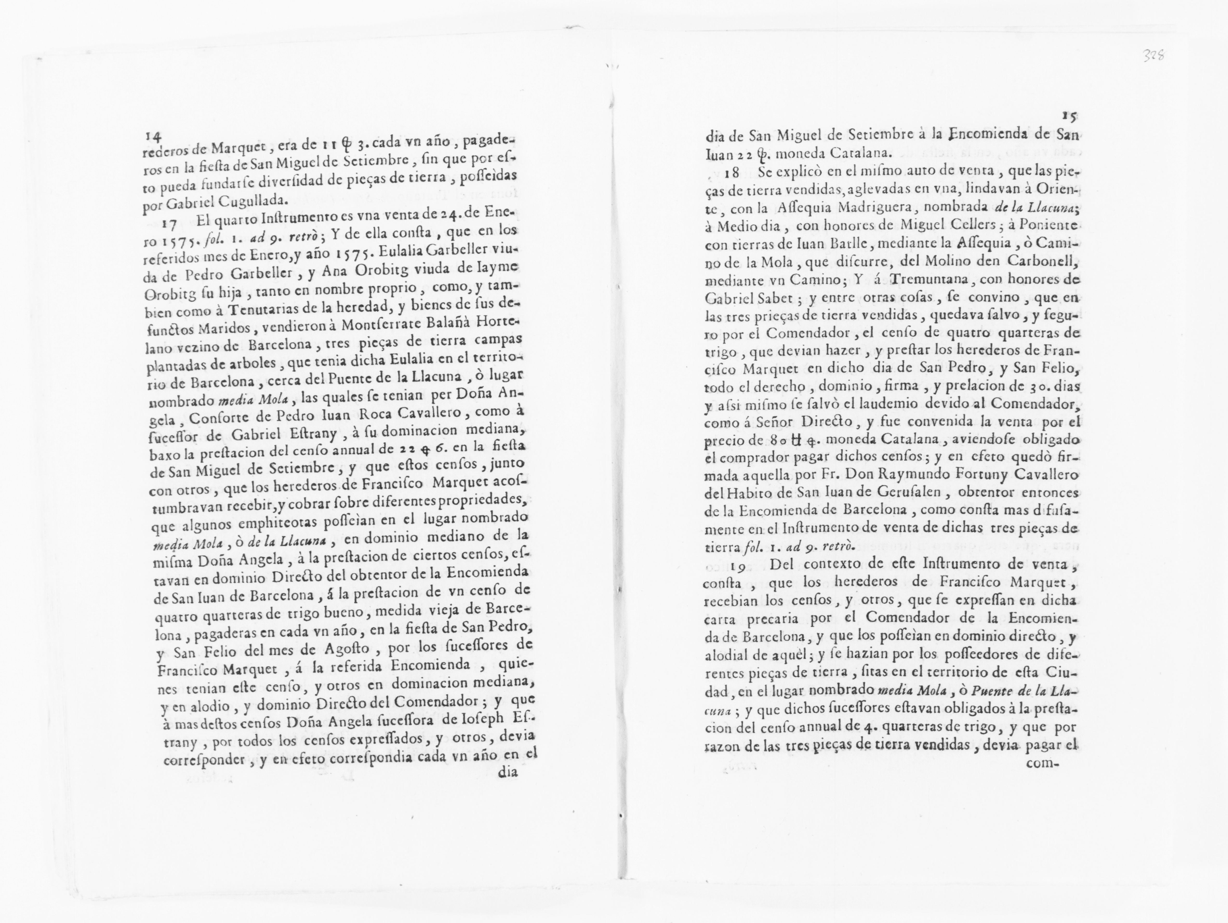 Scanned image of the current content page