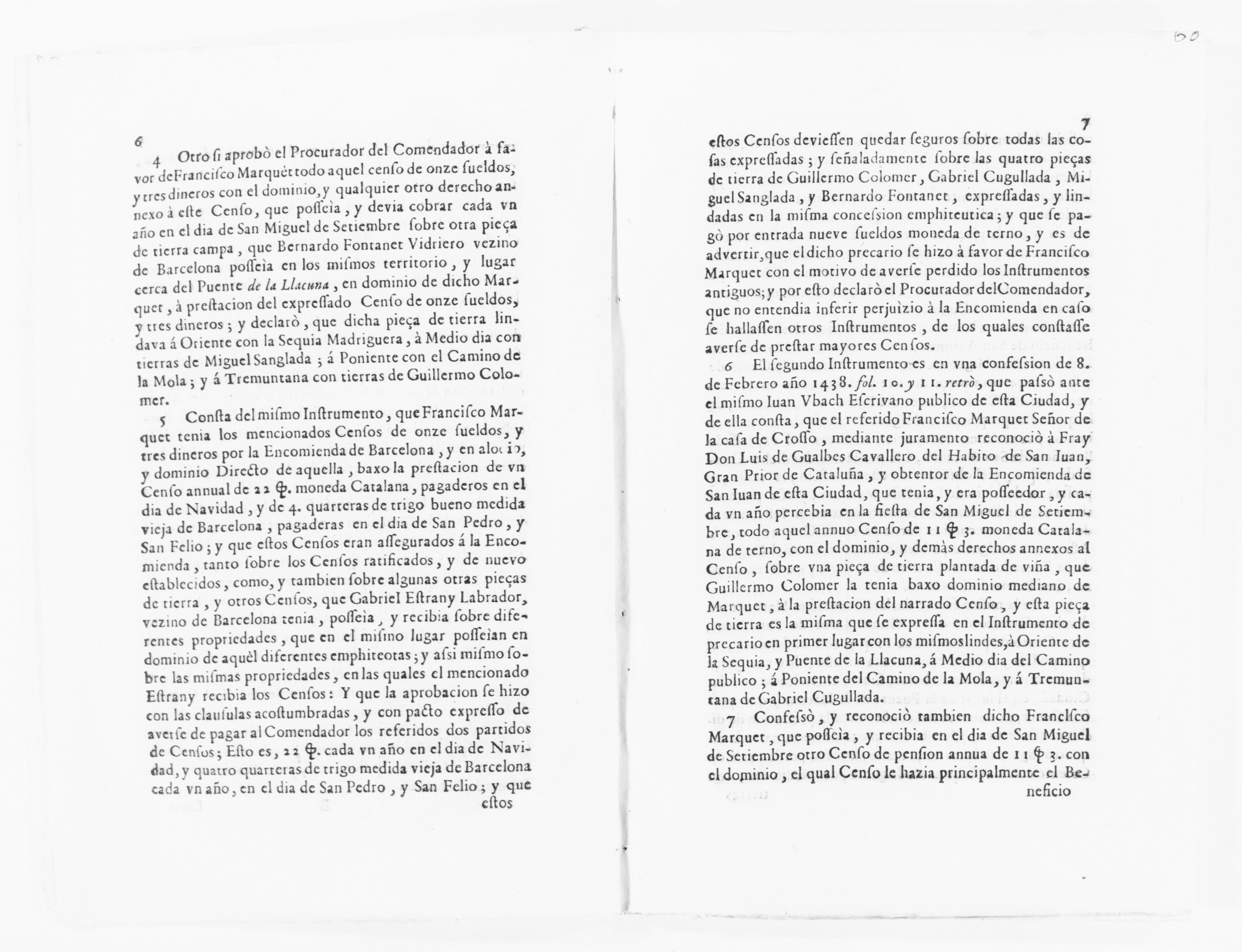 Scanned image of the current content page