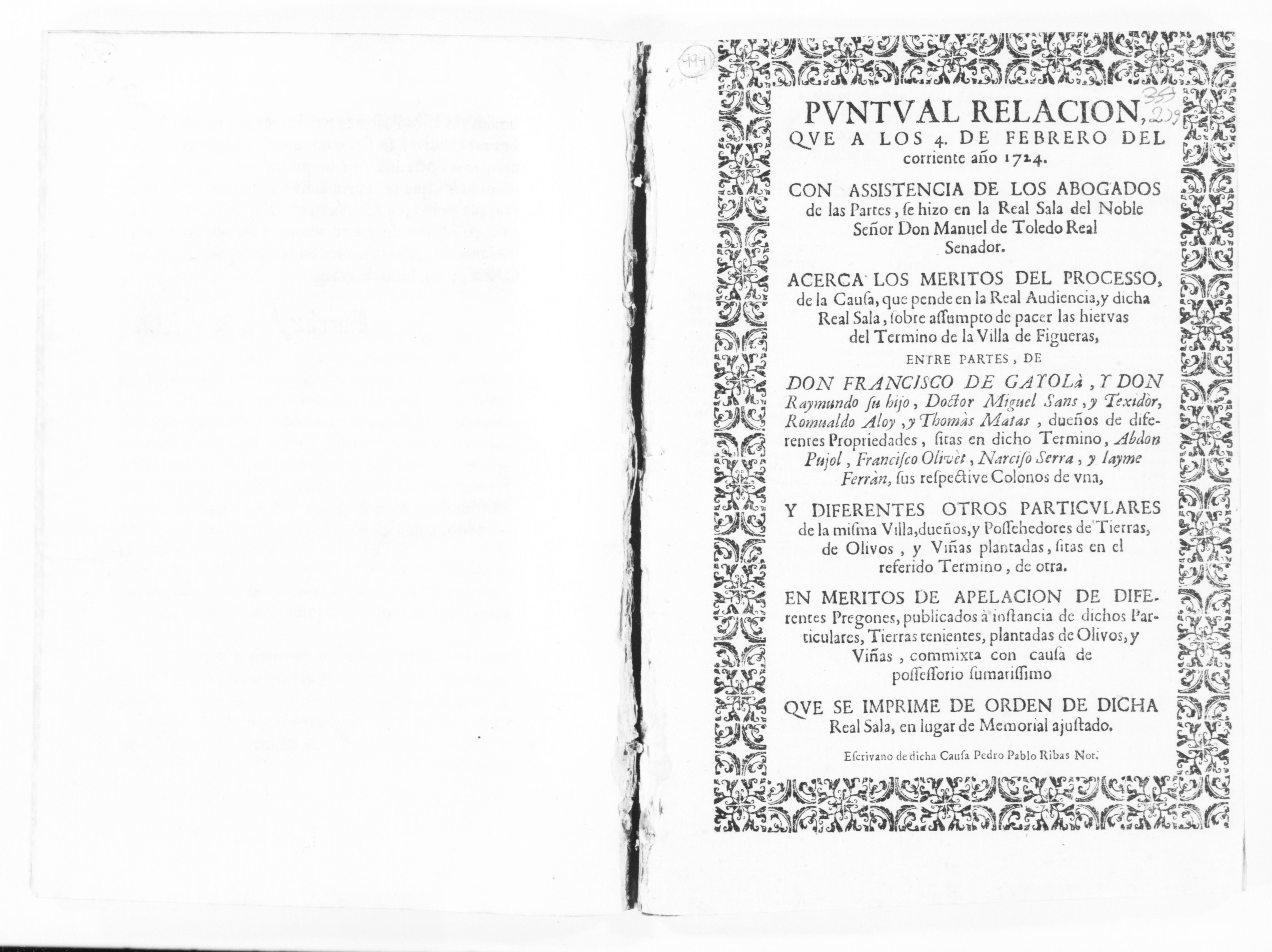 Scanned image of the current content page