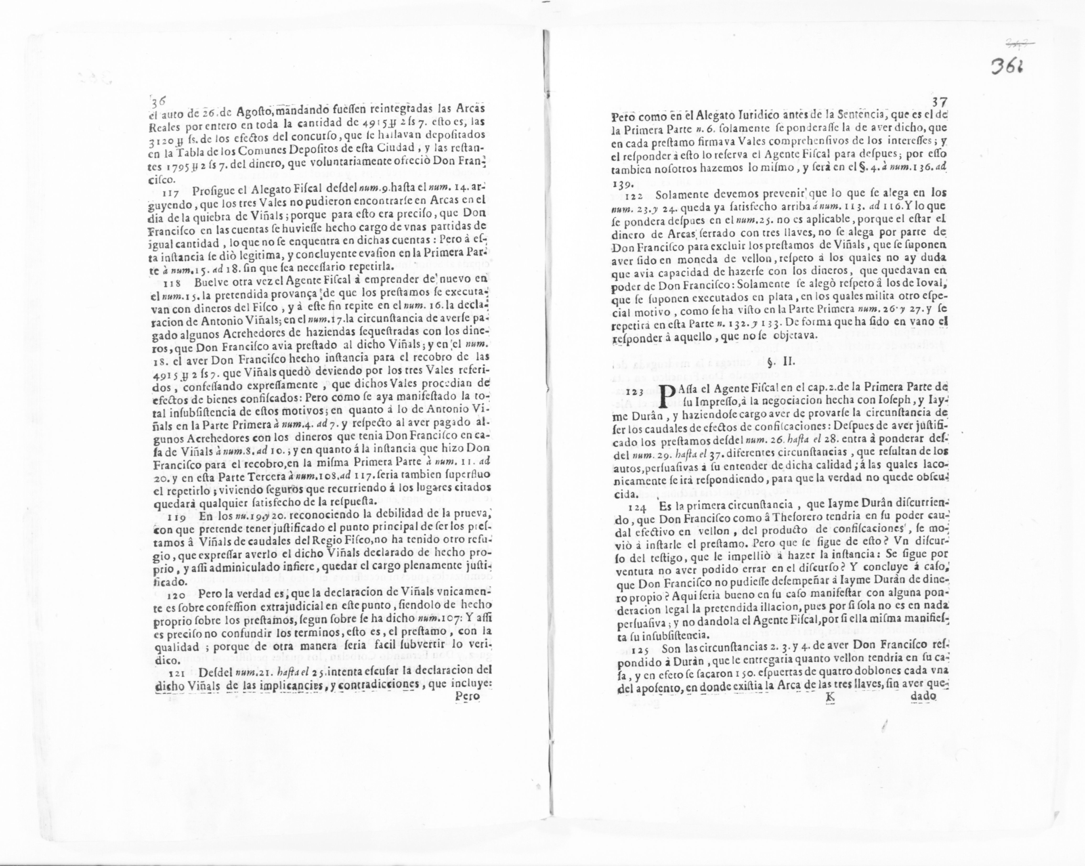 Scanned image of the current content page