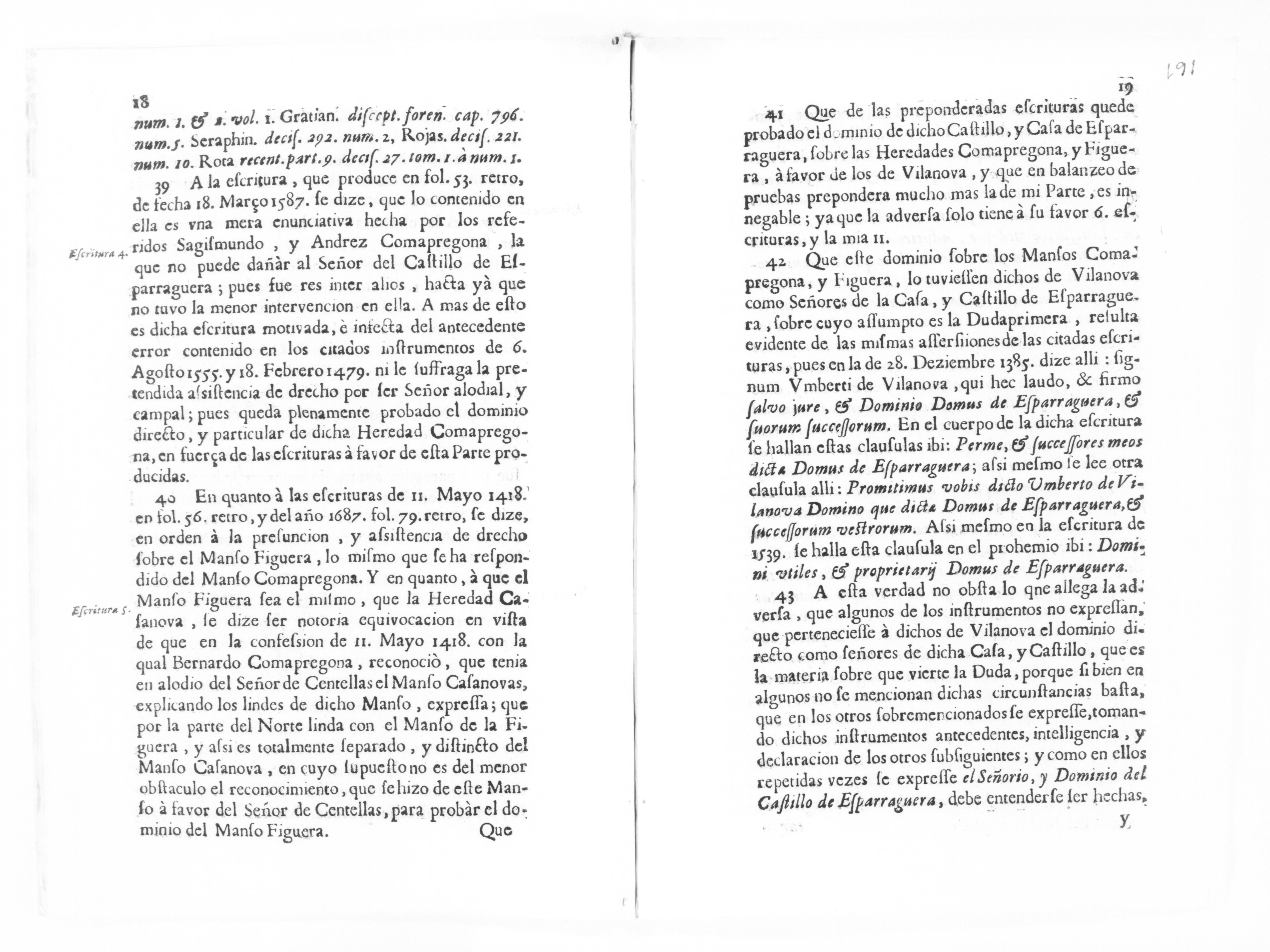 Scanned image of the current content page