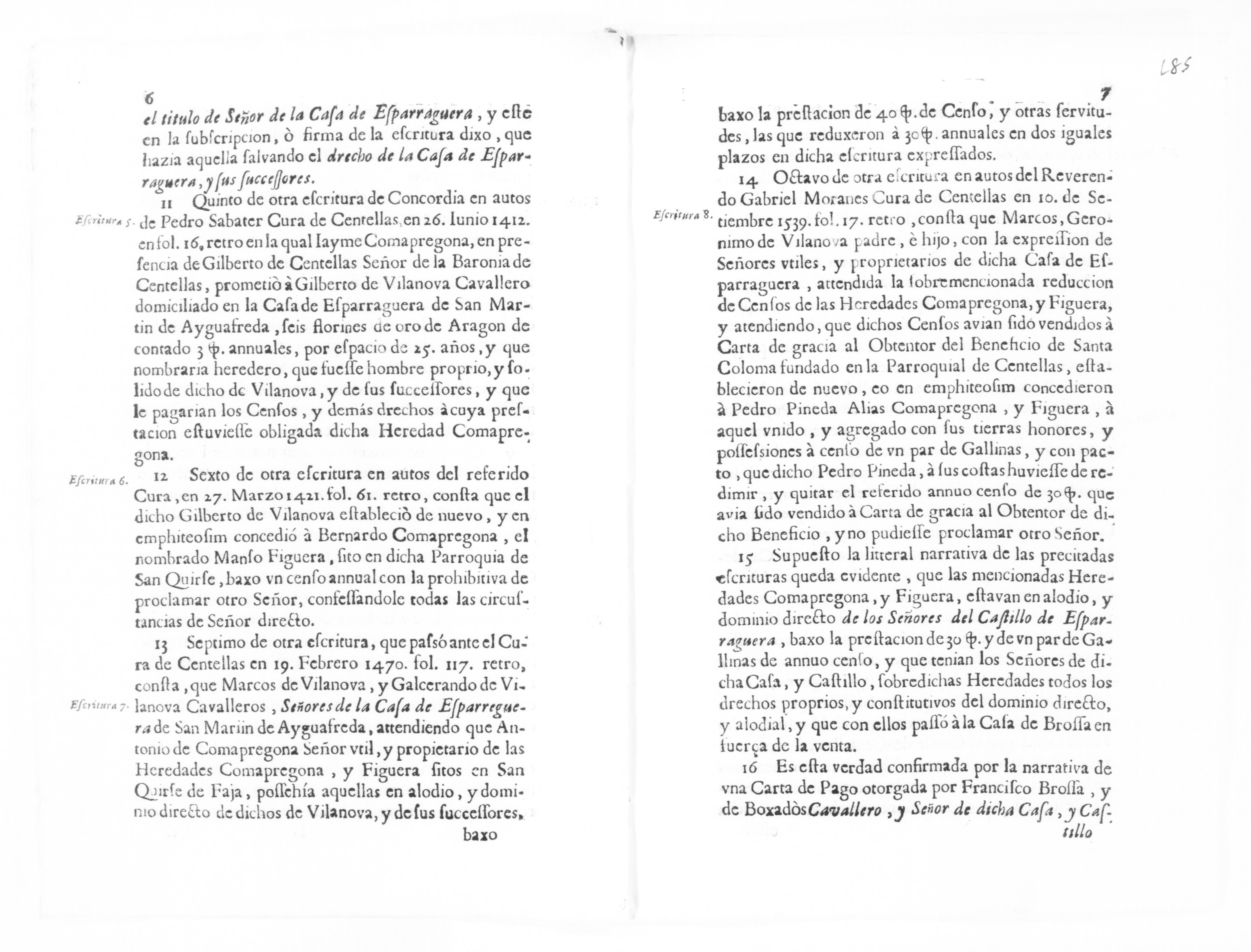 Scanned image of the current content page