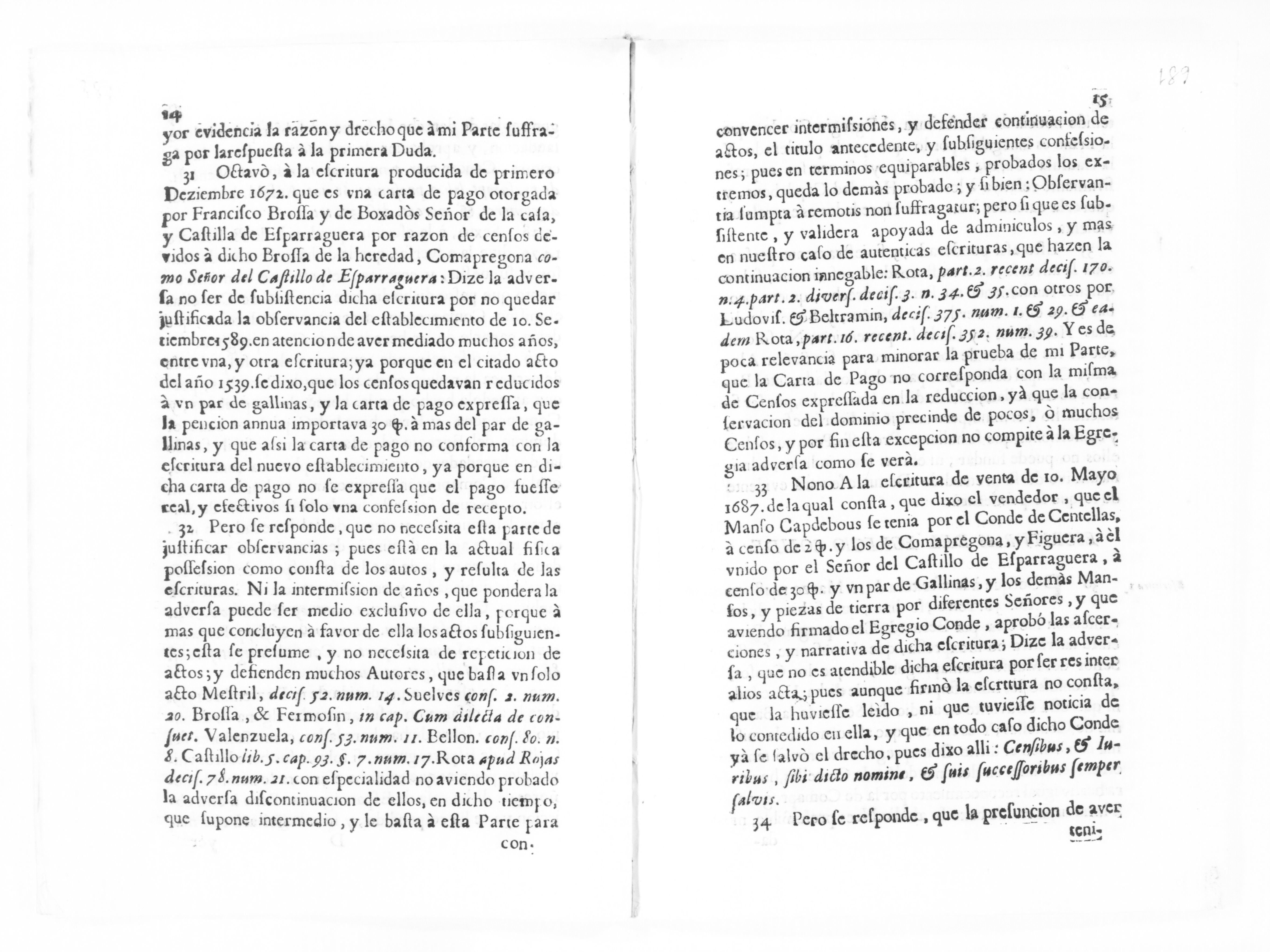 Scanned image of the current content page