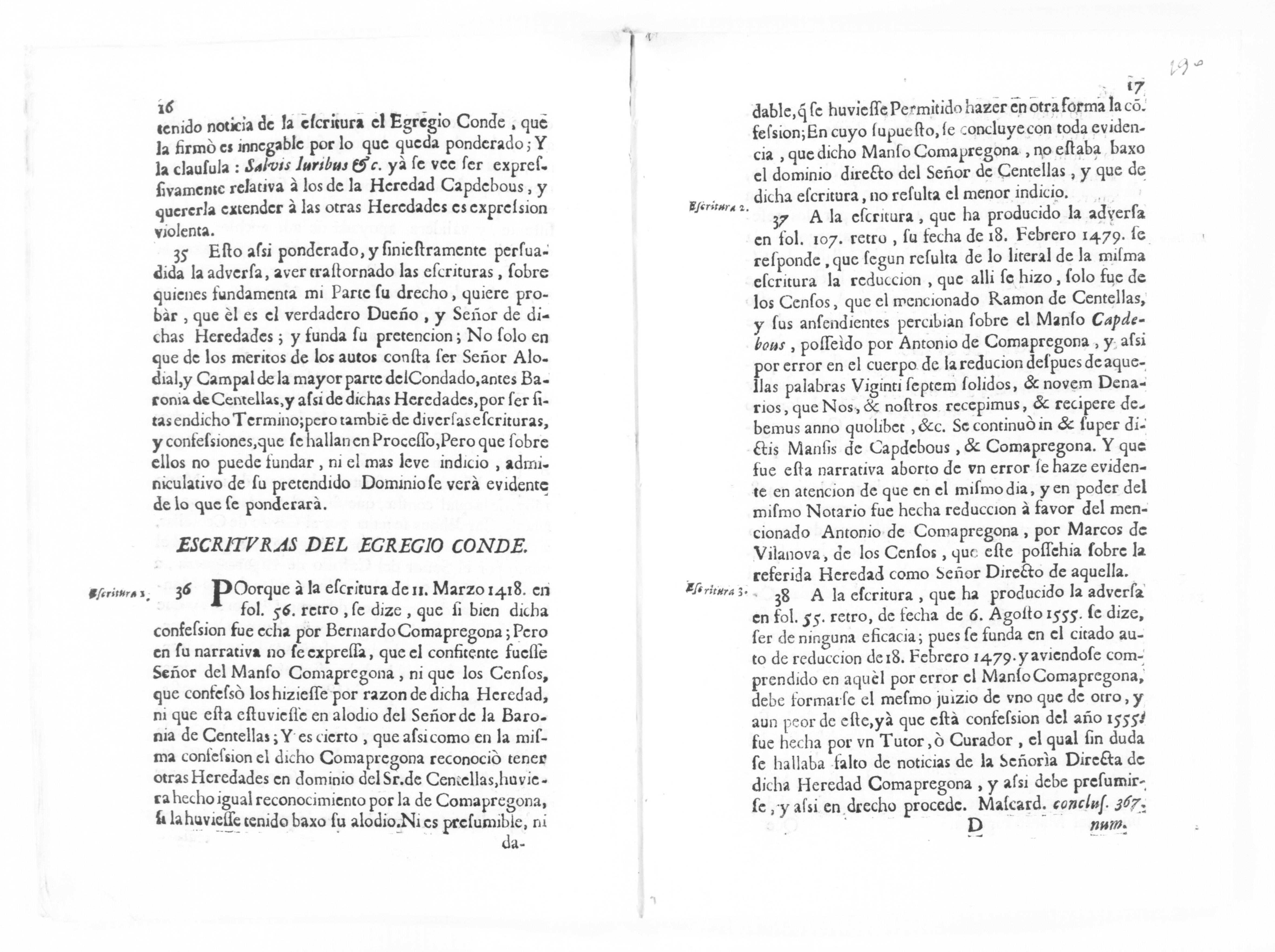 Scanned image of the current content page