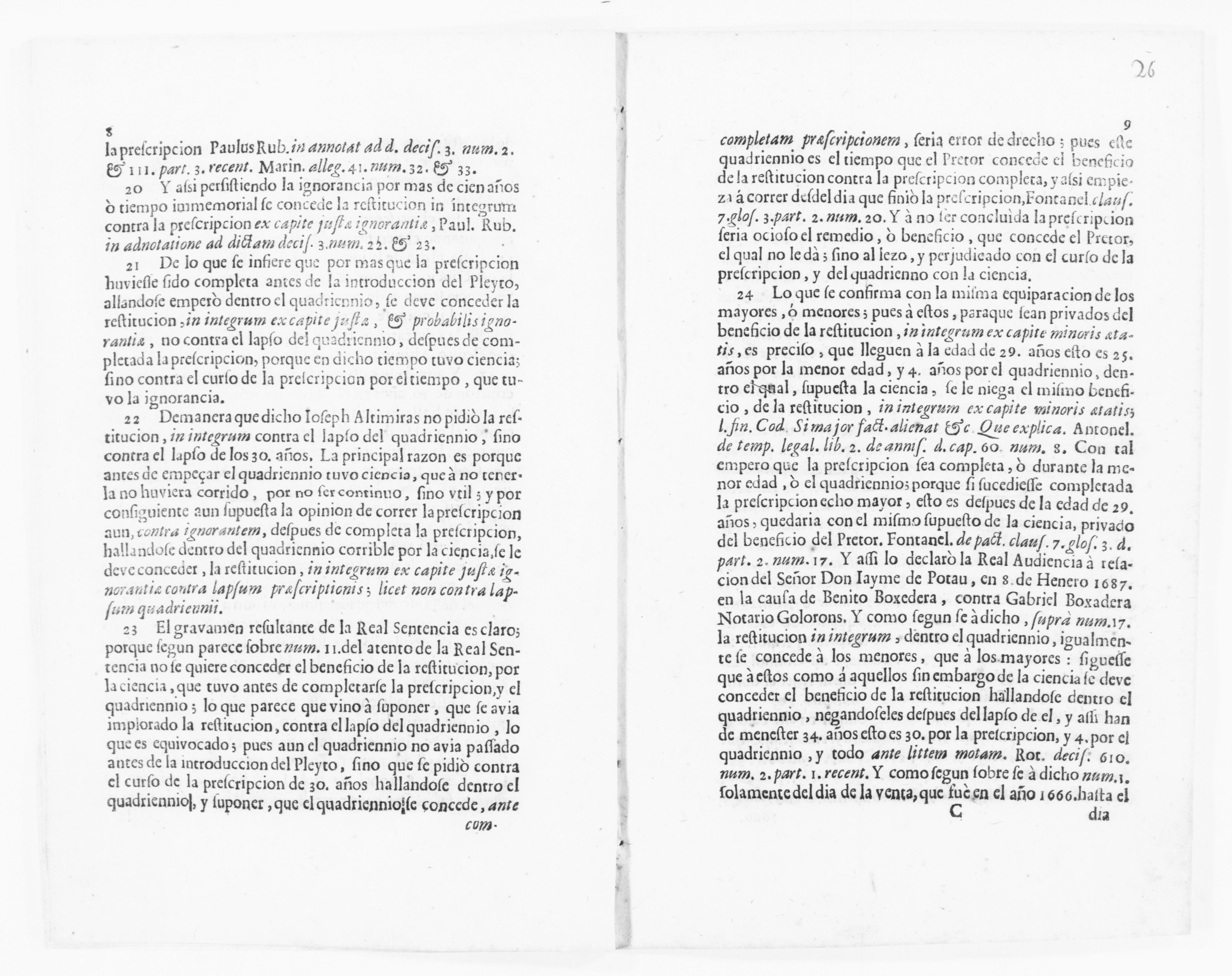 Scanned image of the current content page