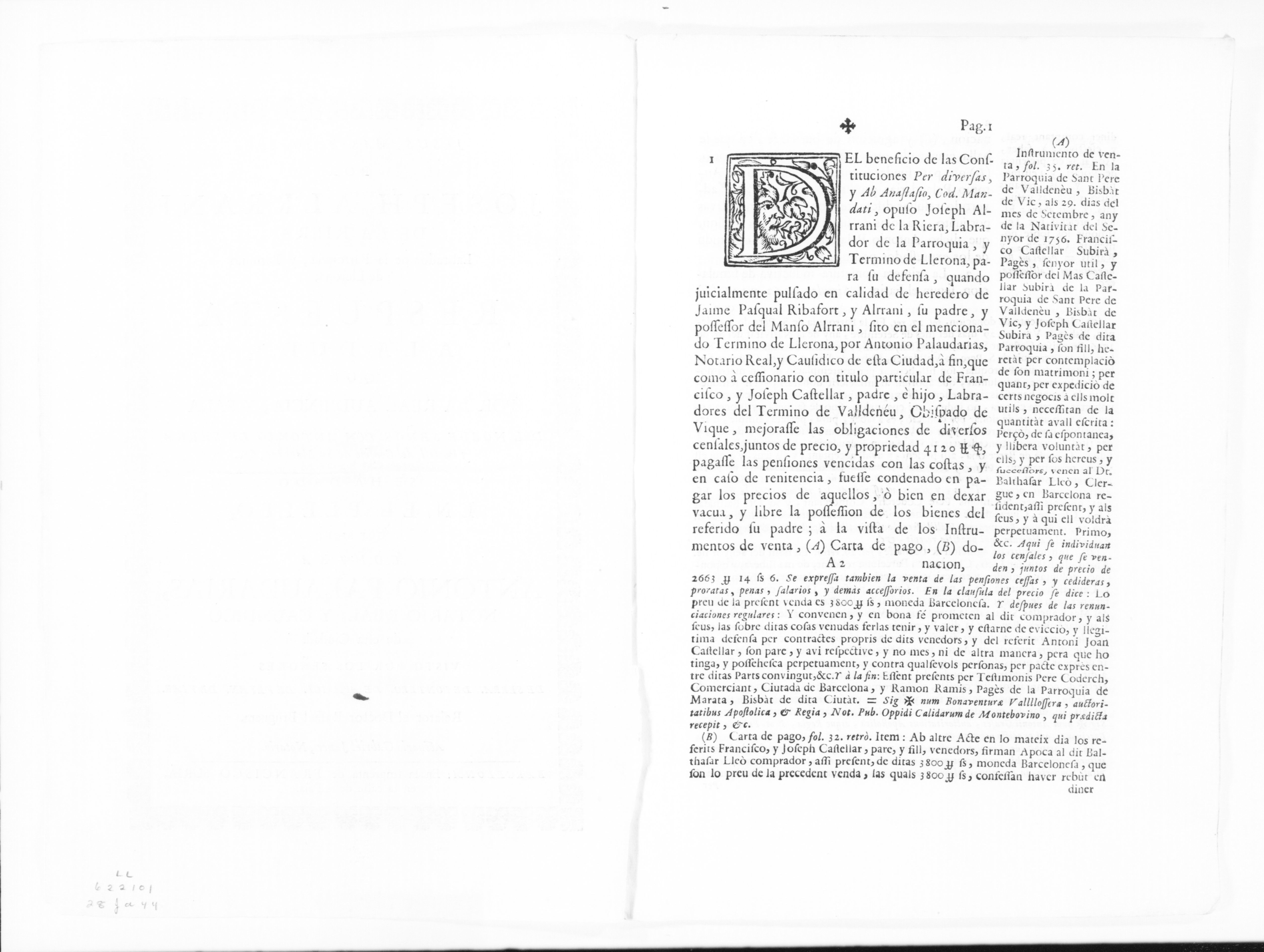 Scanned image of the current content page