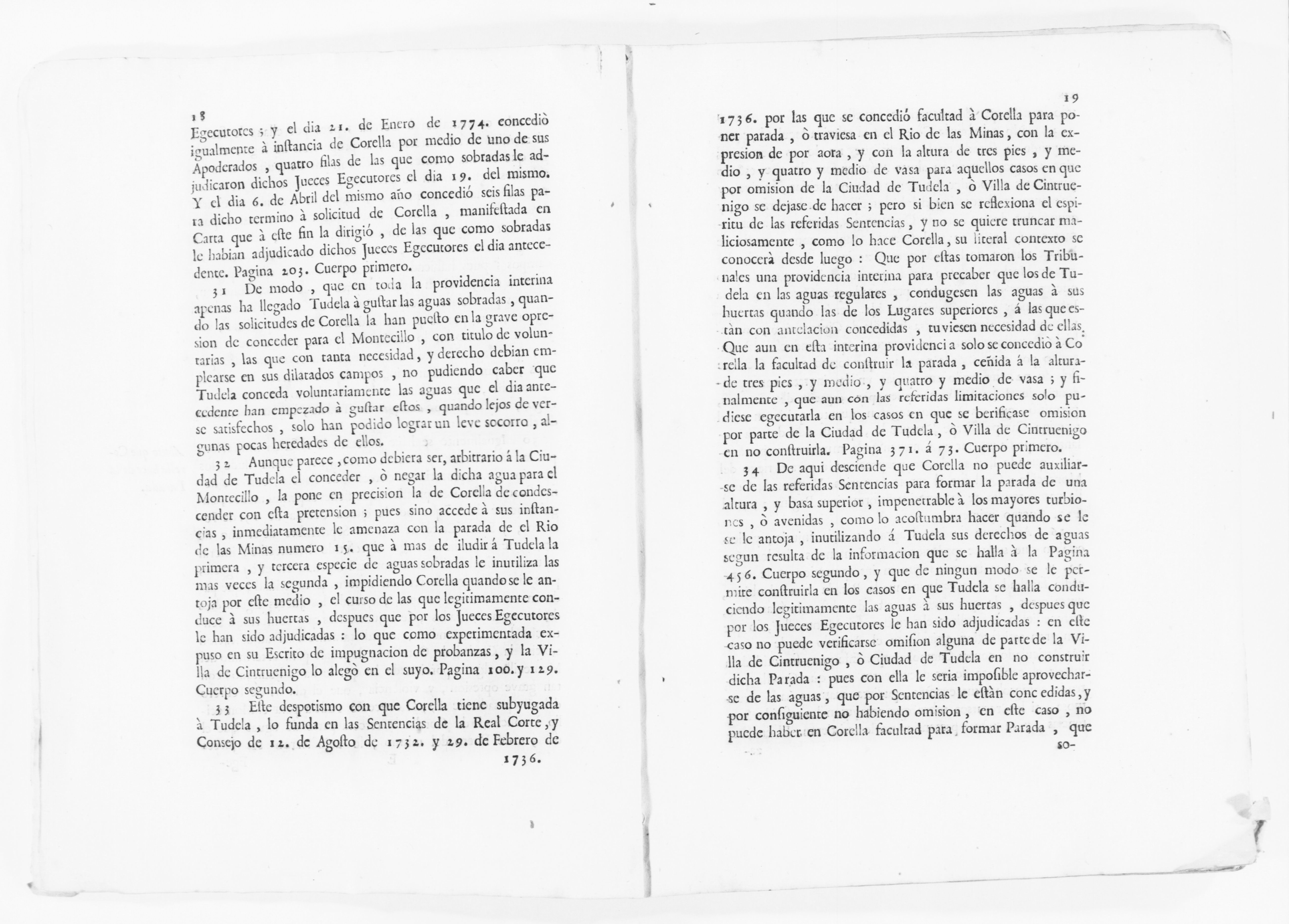 Scanned image of the current content page