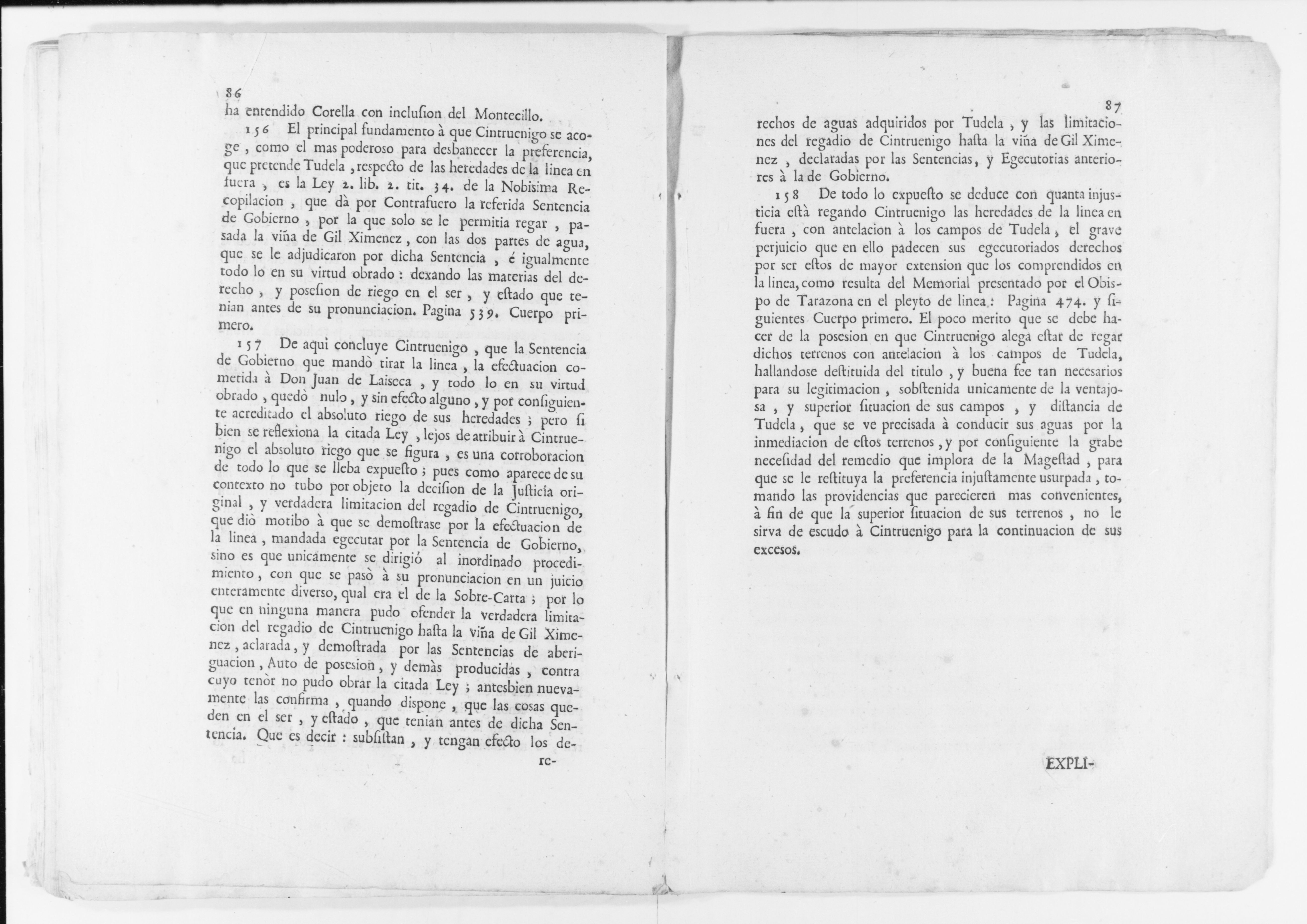 Scanned image of the current content page