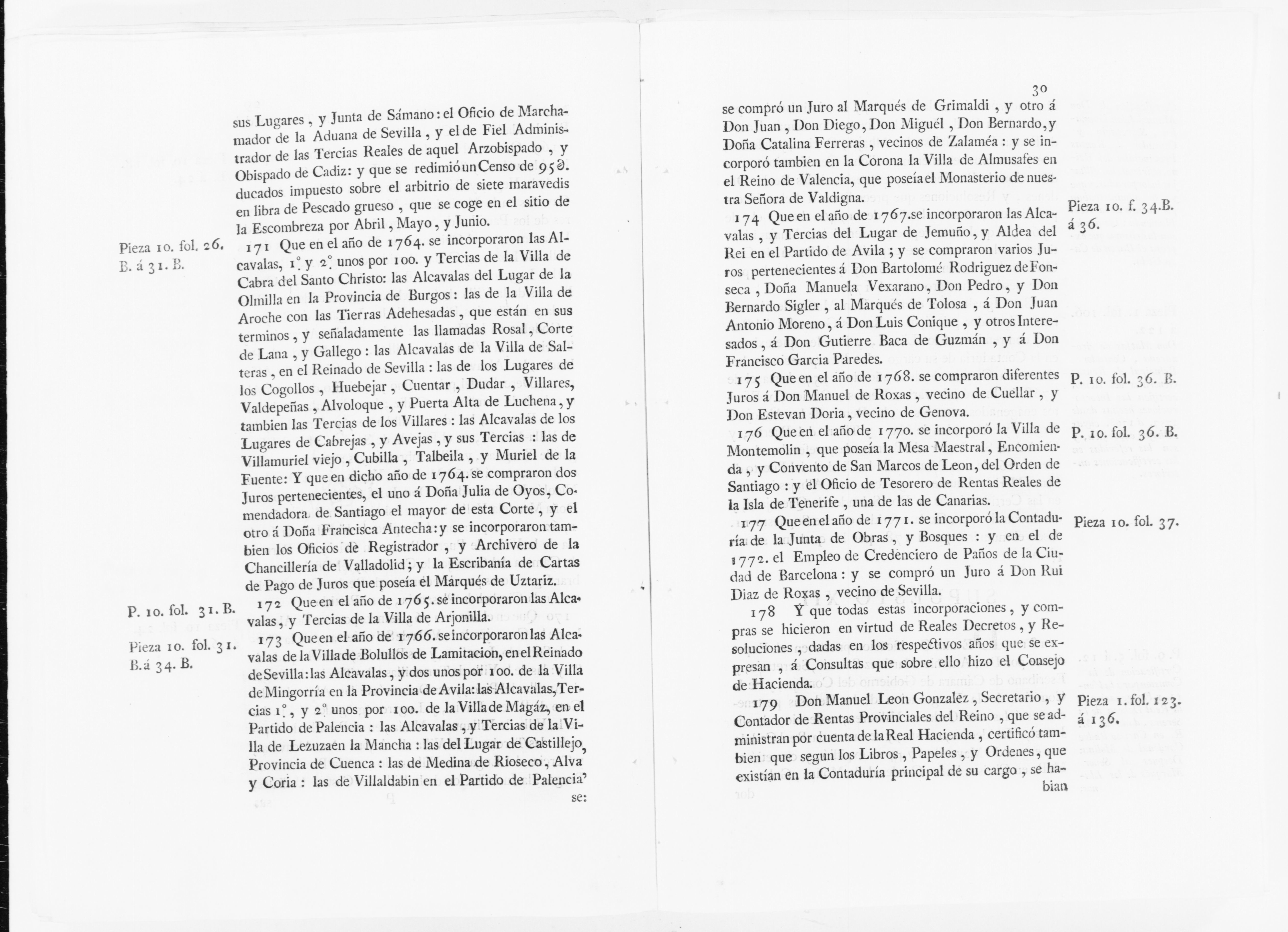 Scanned image of the current content page