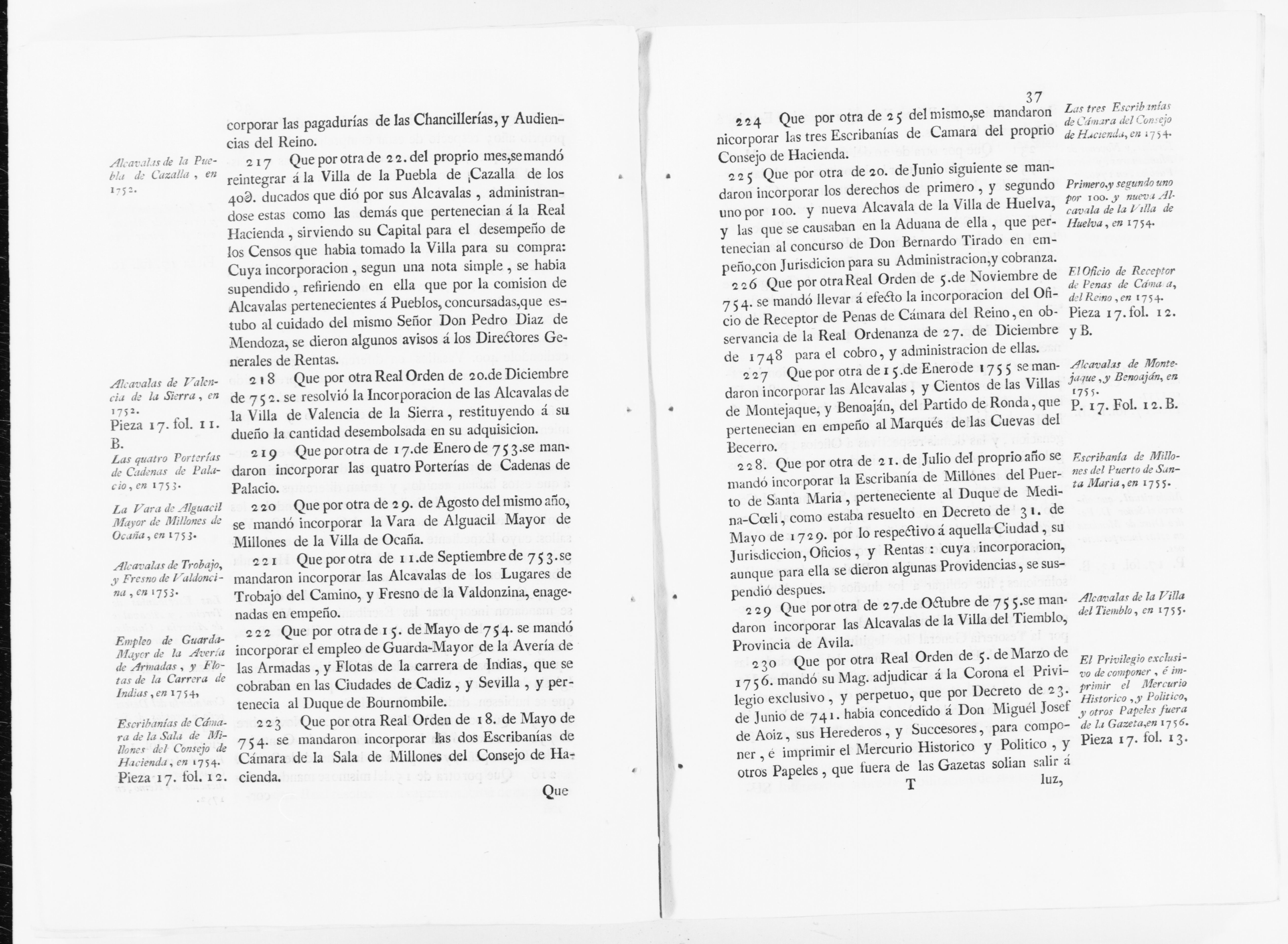 Scanned image of the current content page
