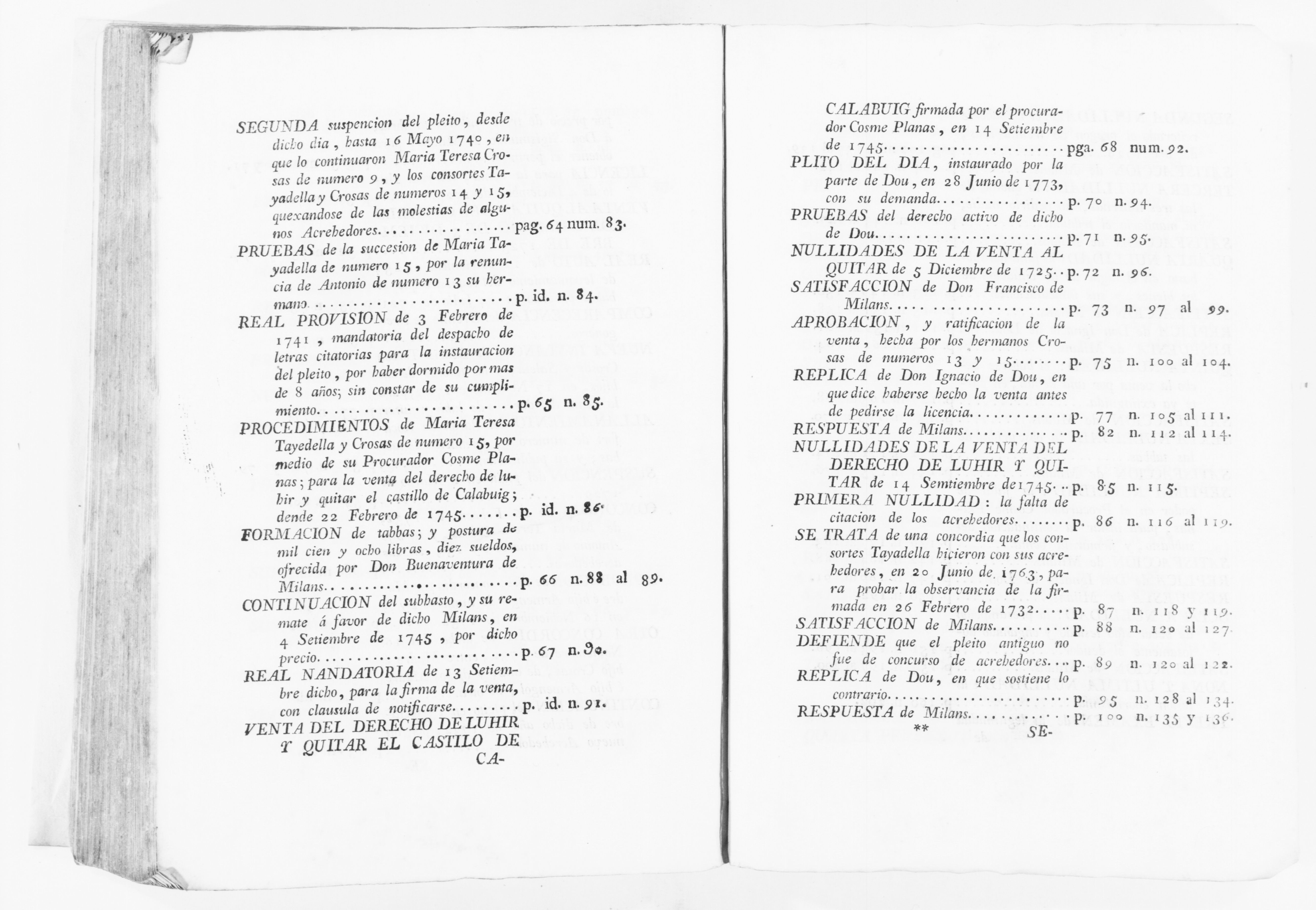 Scanned image of the current content page