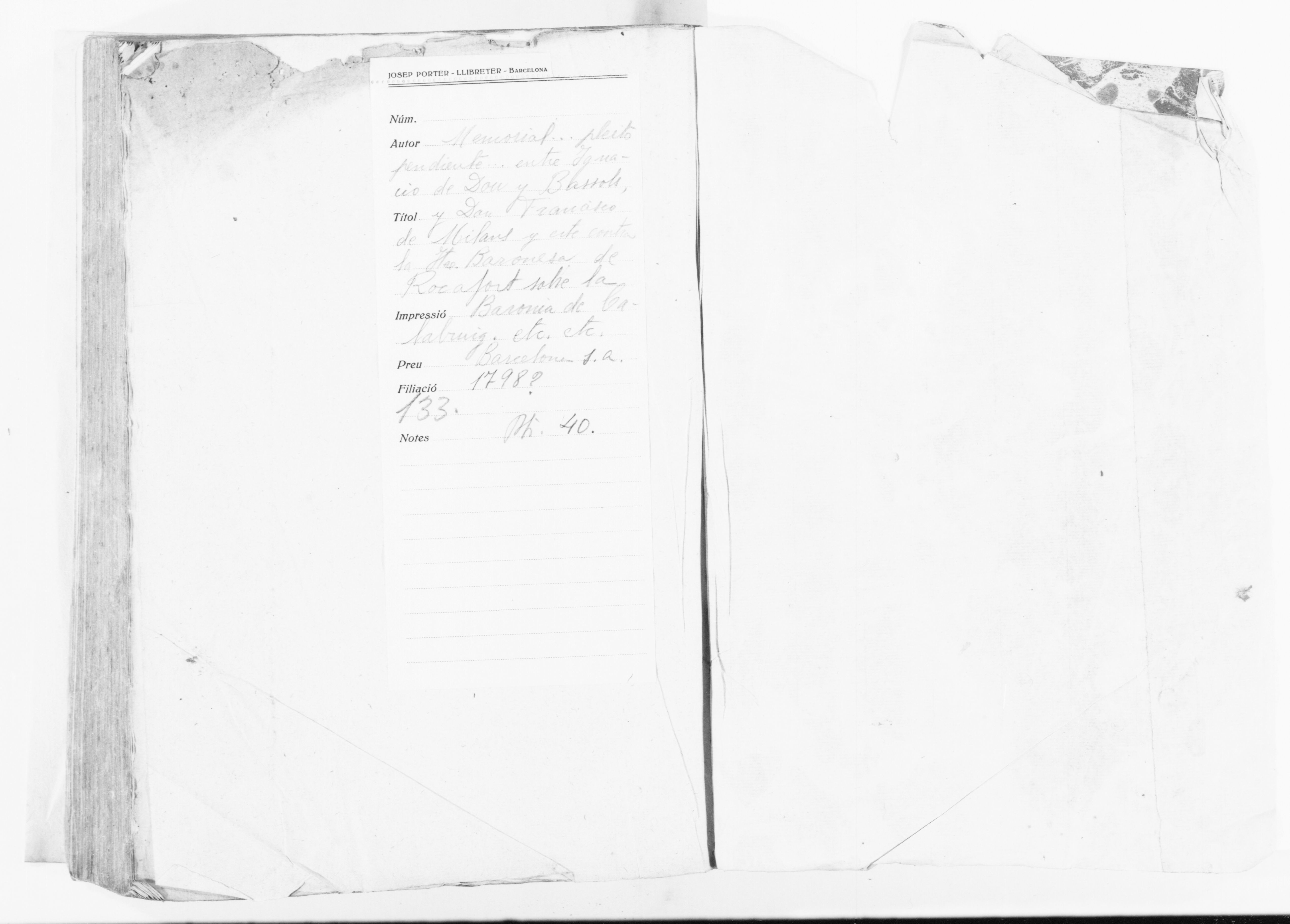 Scanned image of the current content page