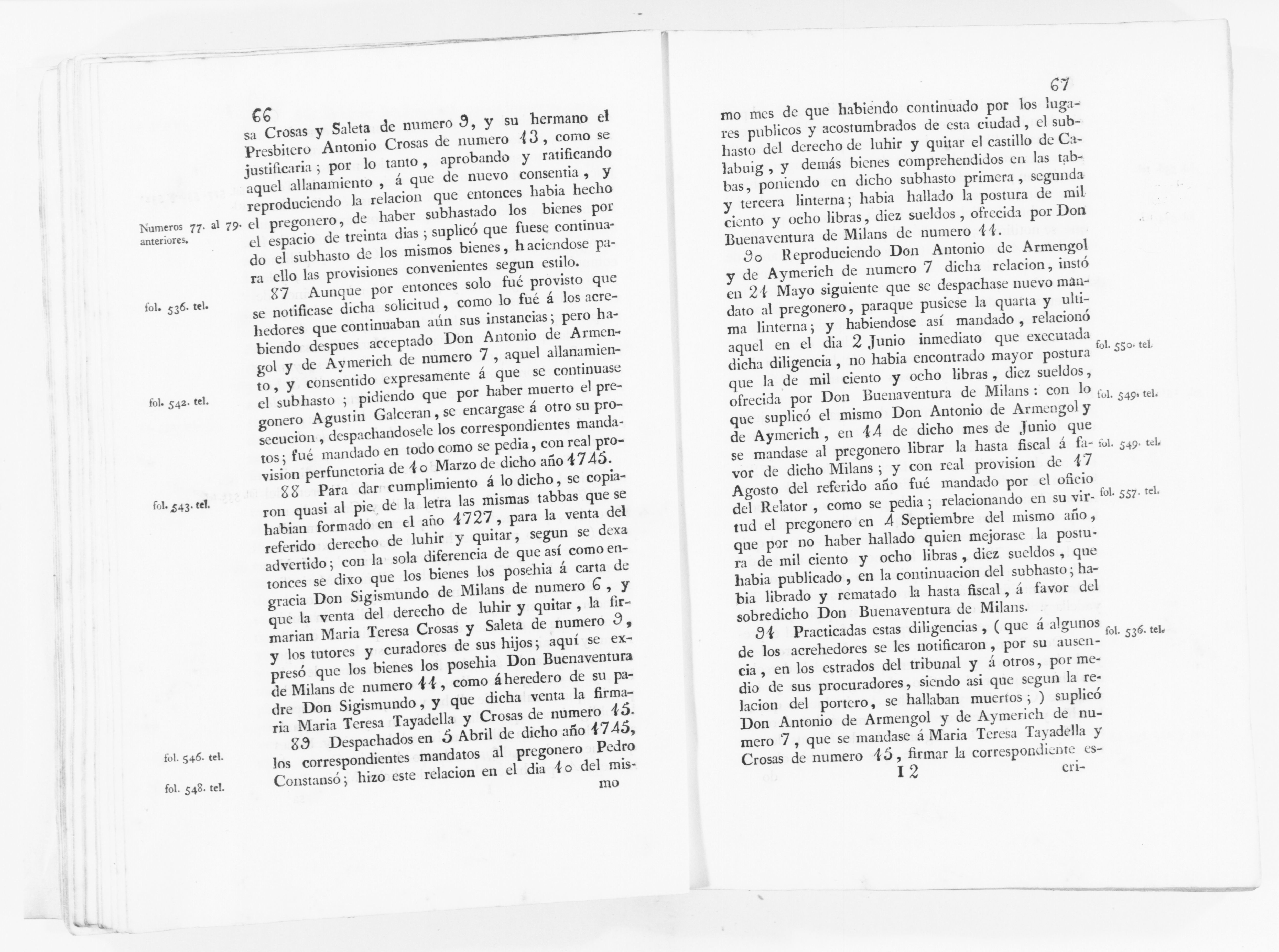 Scanned image of the current content page