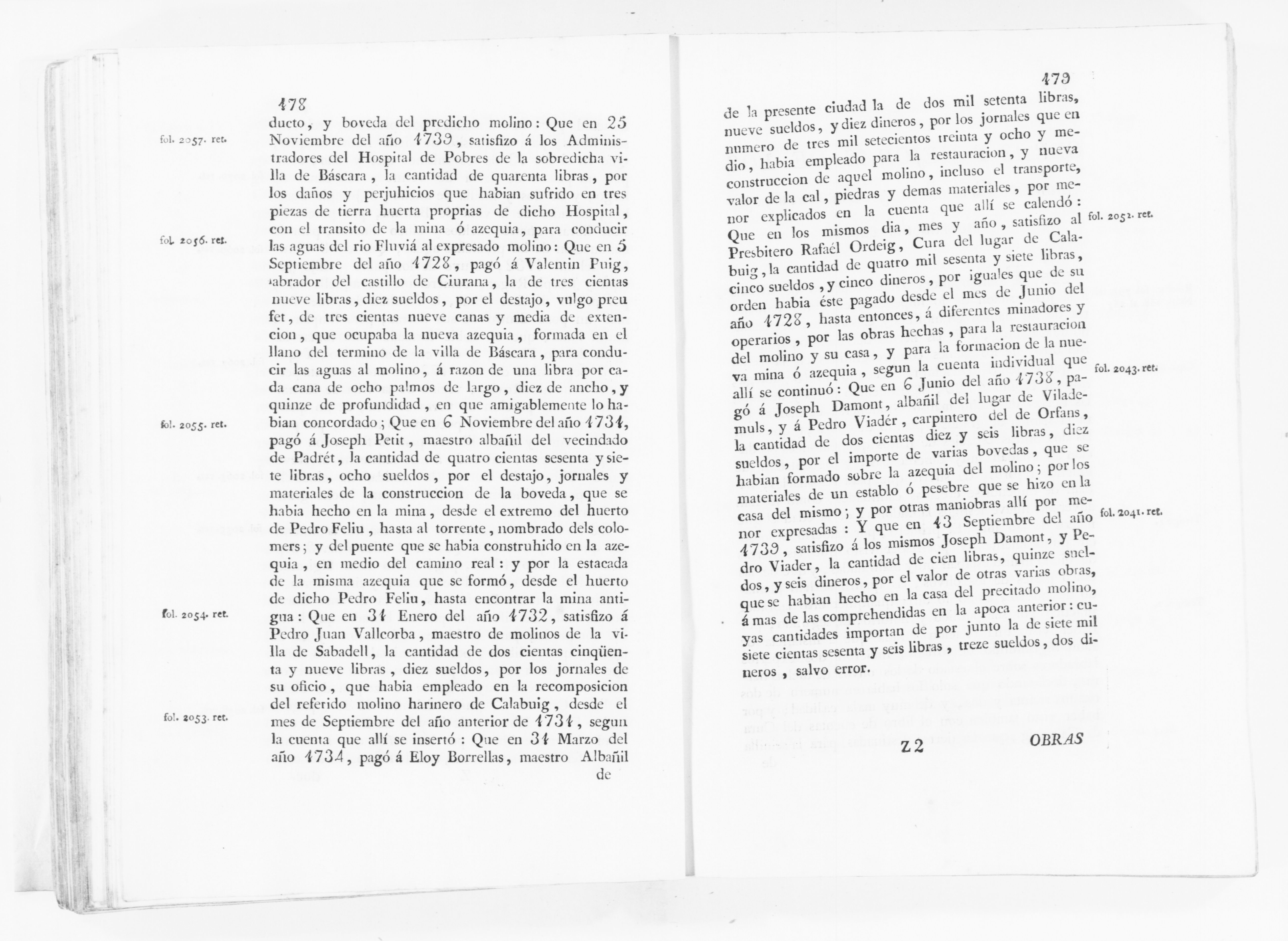 Scanned image of the current content page