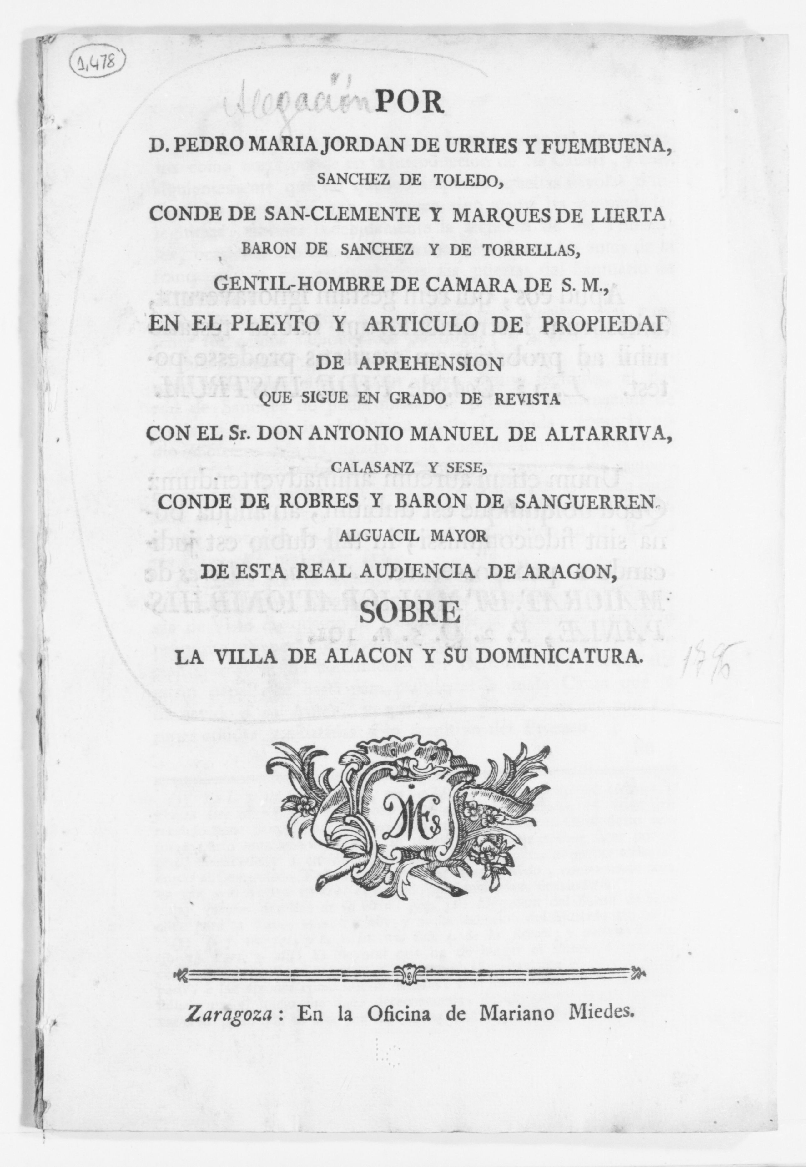 Scanned image of the current content page