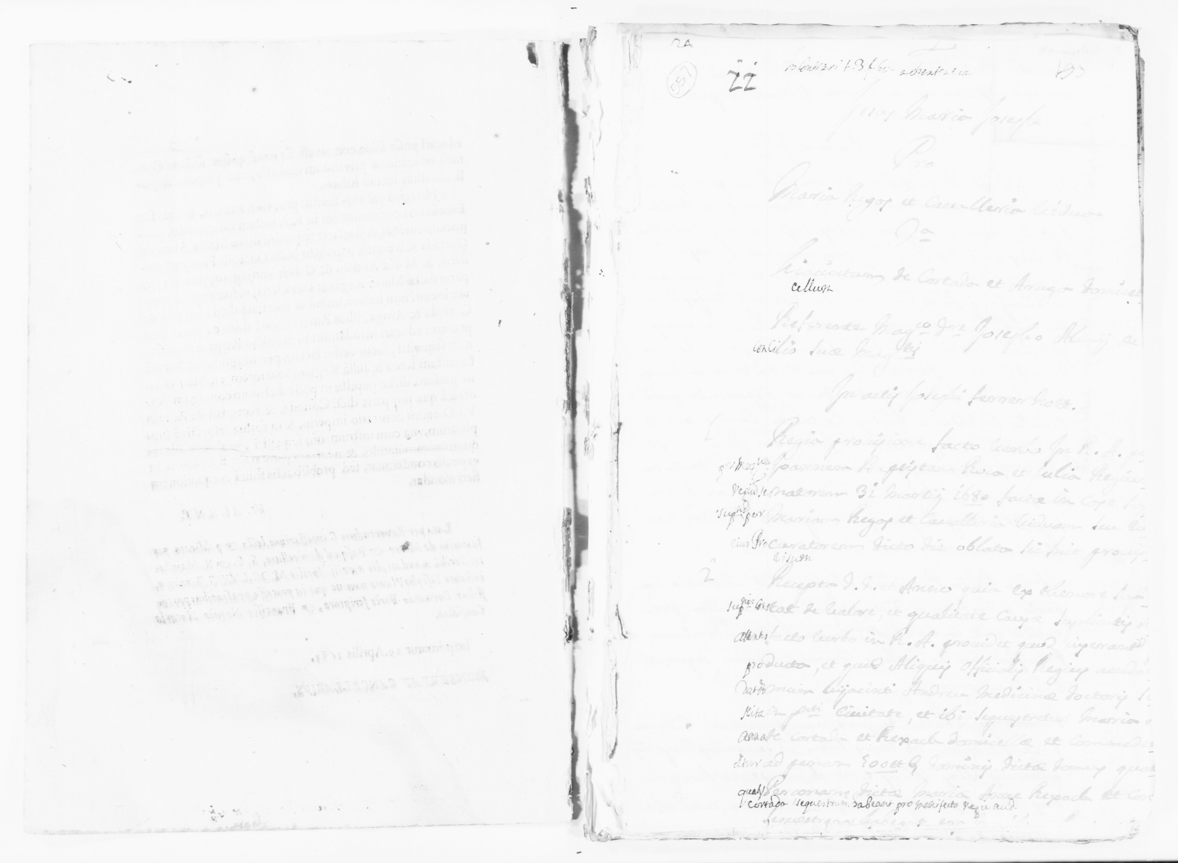 Scanned image of the current content page