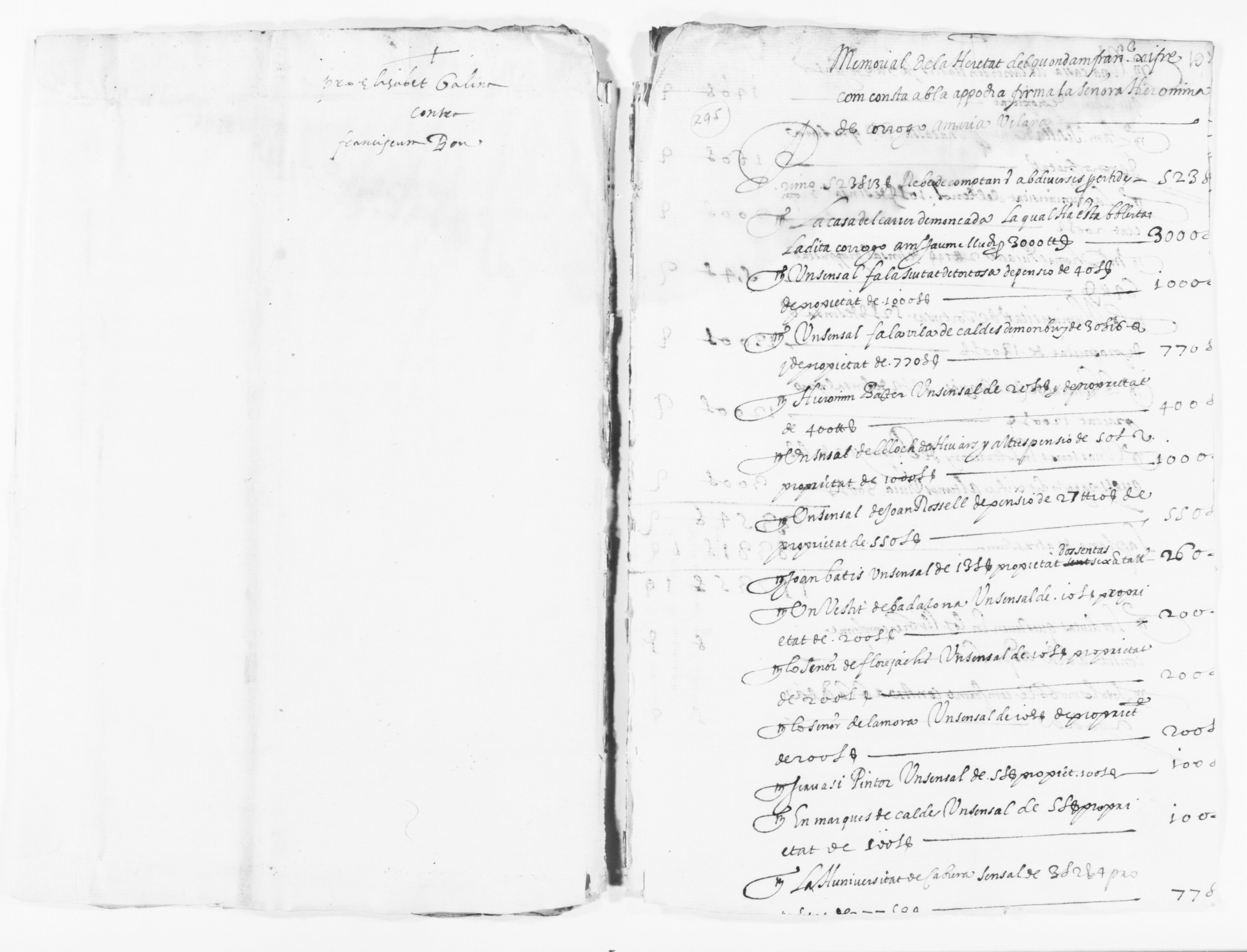 Scanned image of the current content page