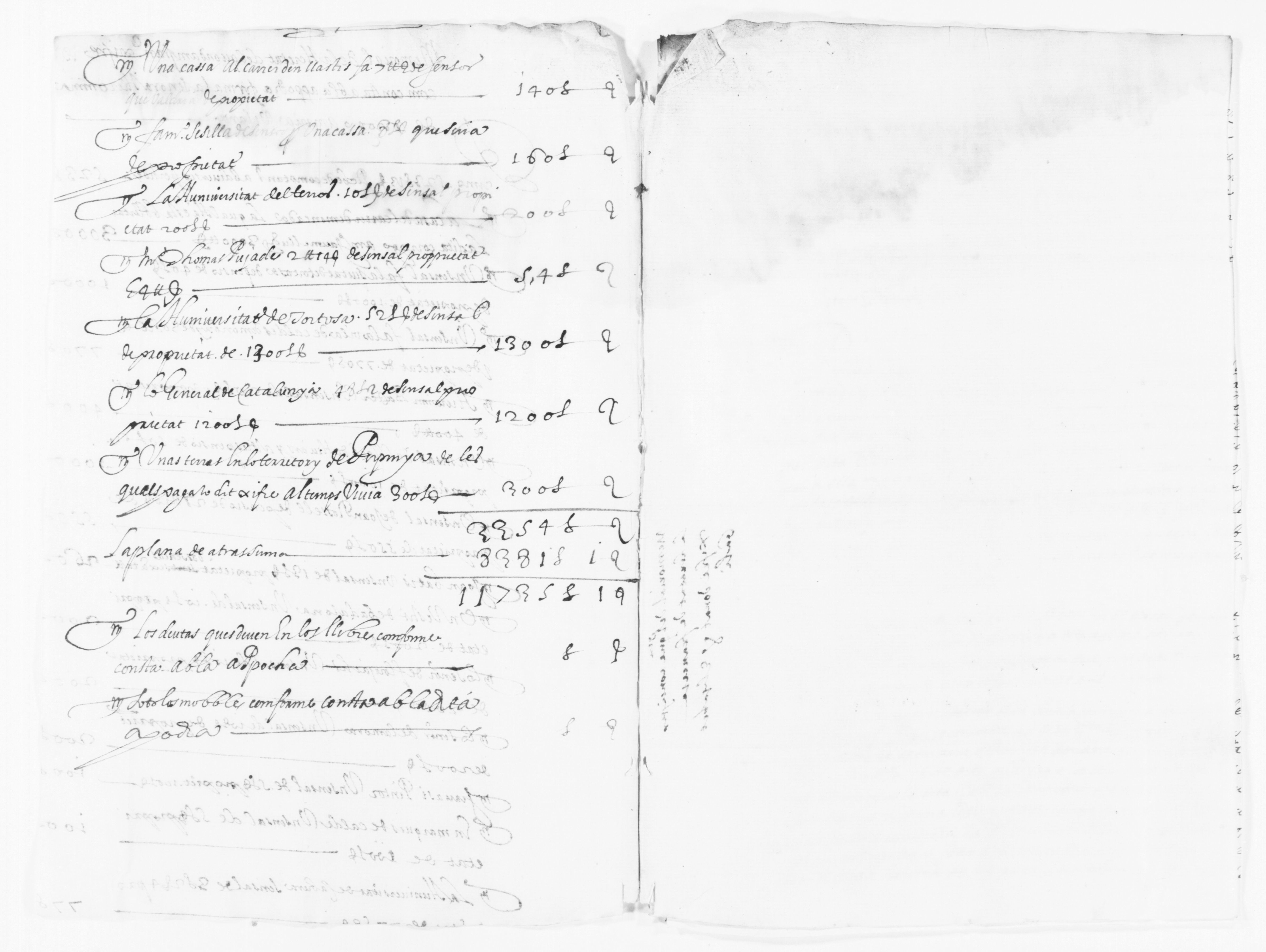 Scanned image of the current content page