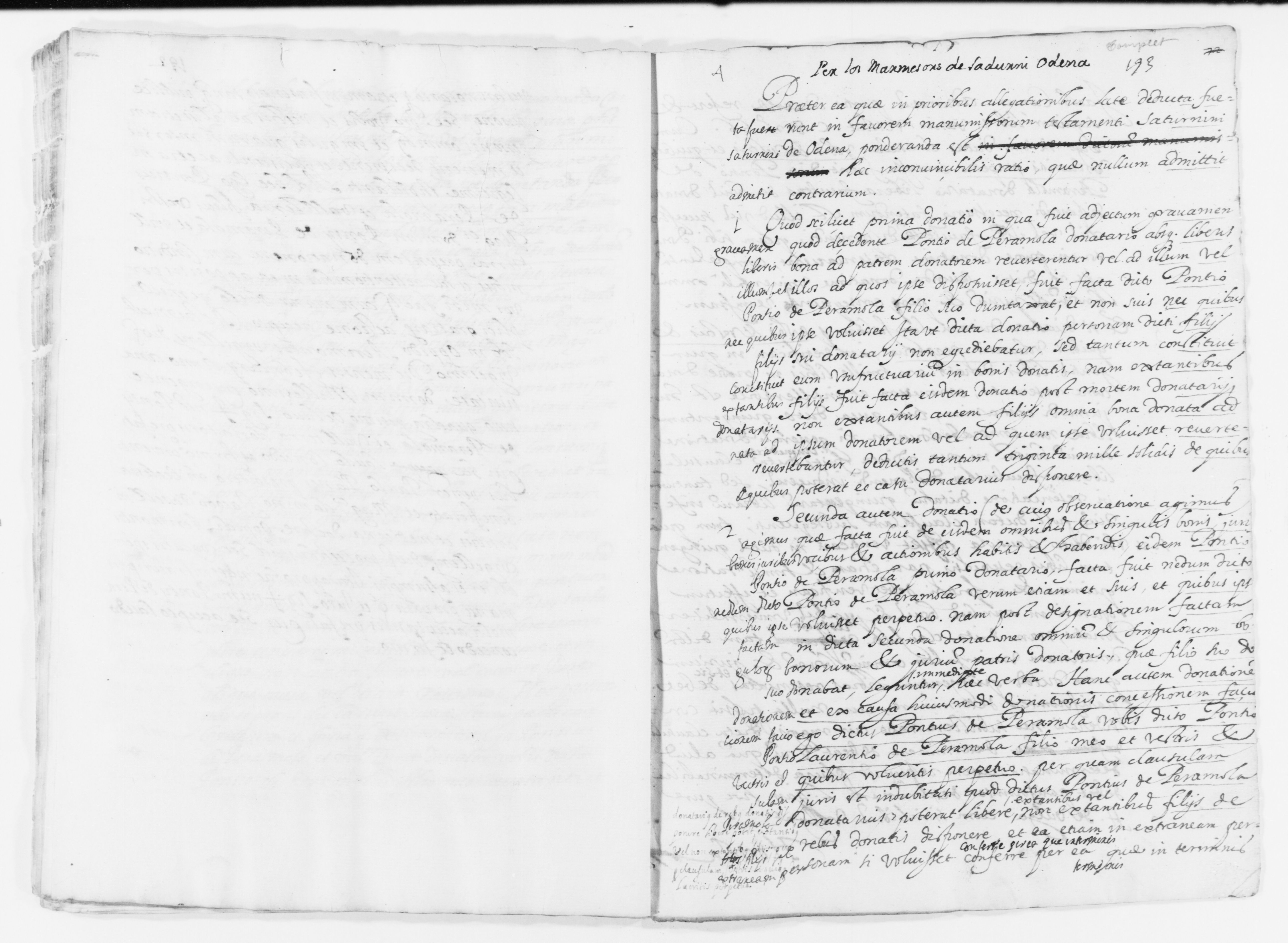 Scanned image of the current content page