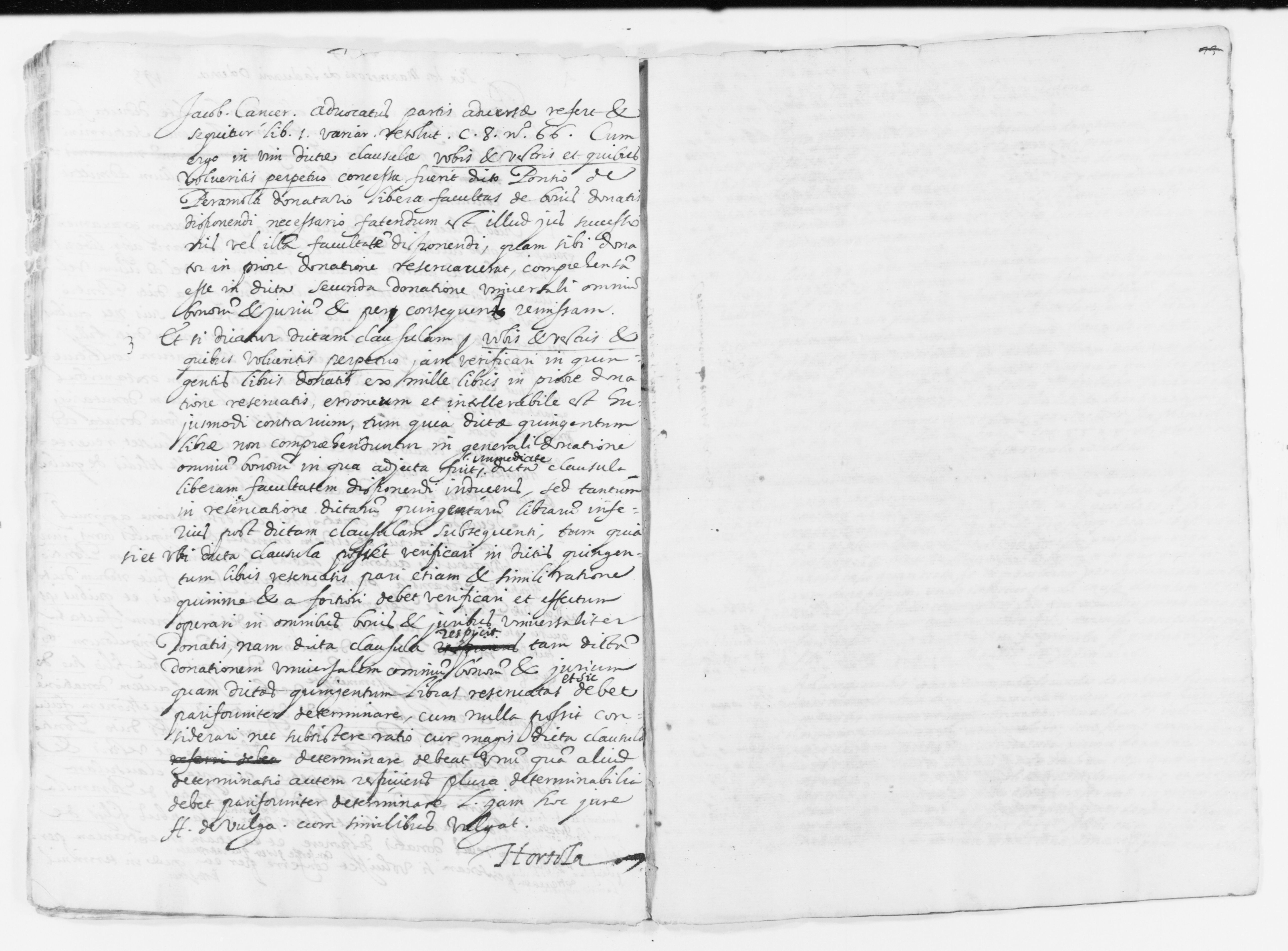 Scanned image of the current content page