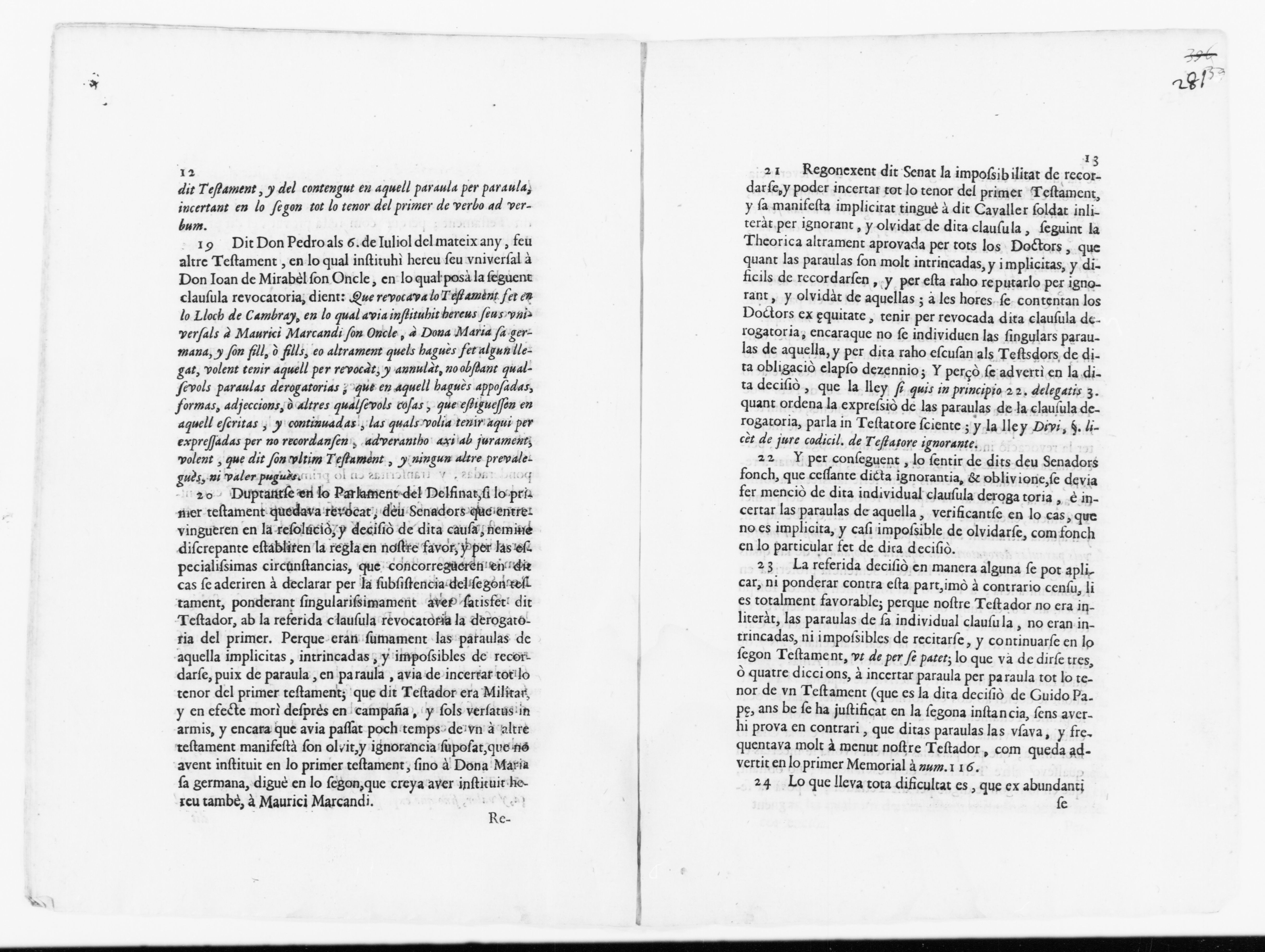 Scanned image of the current content page