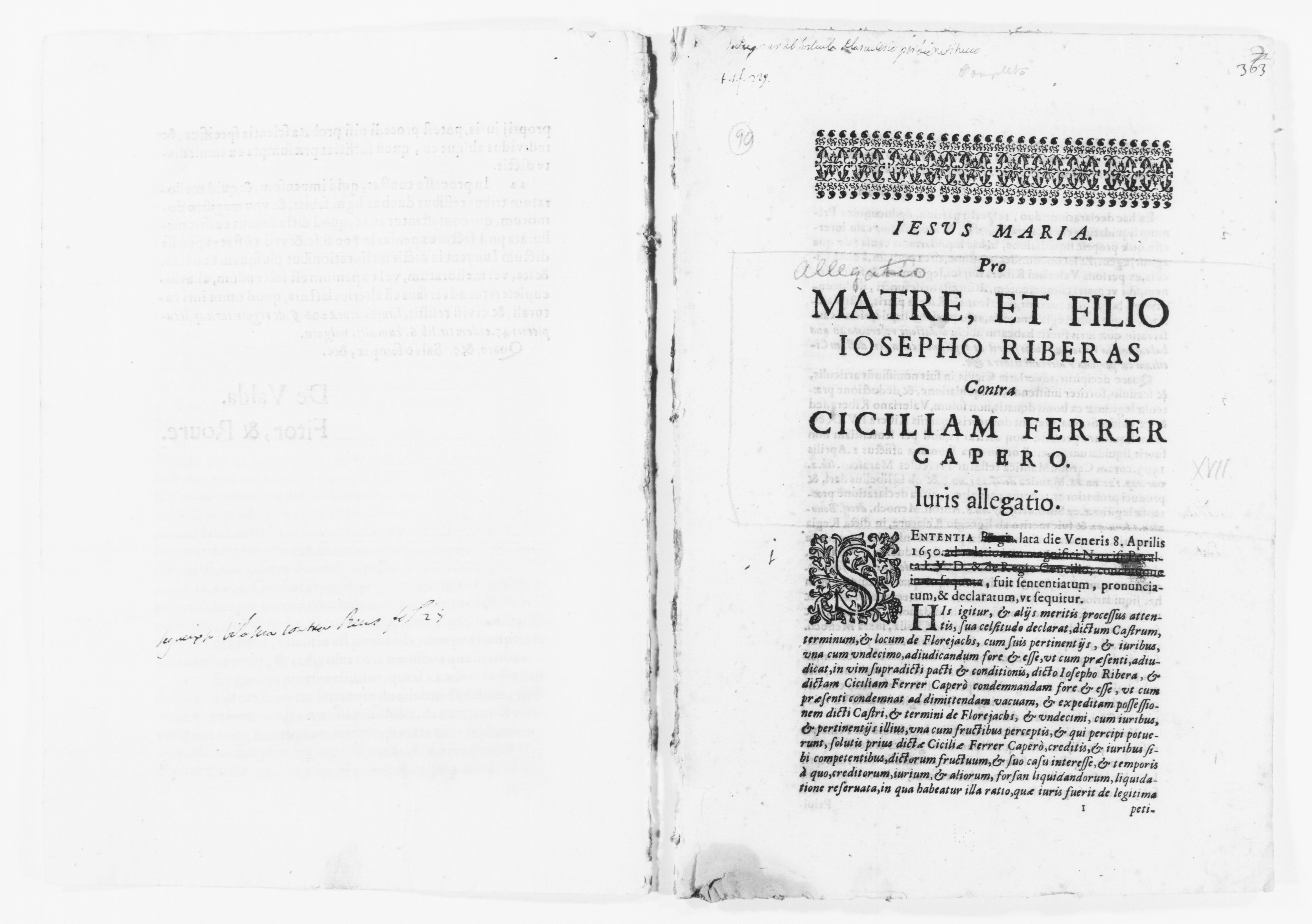 Scanned image of the current content page