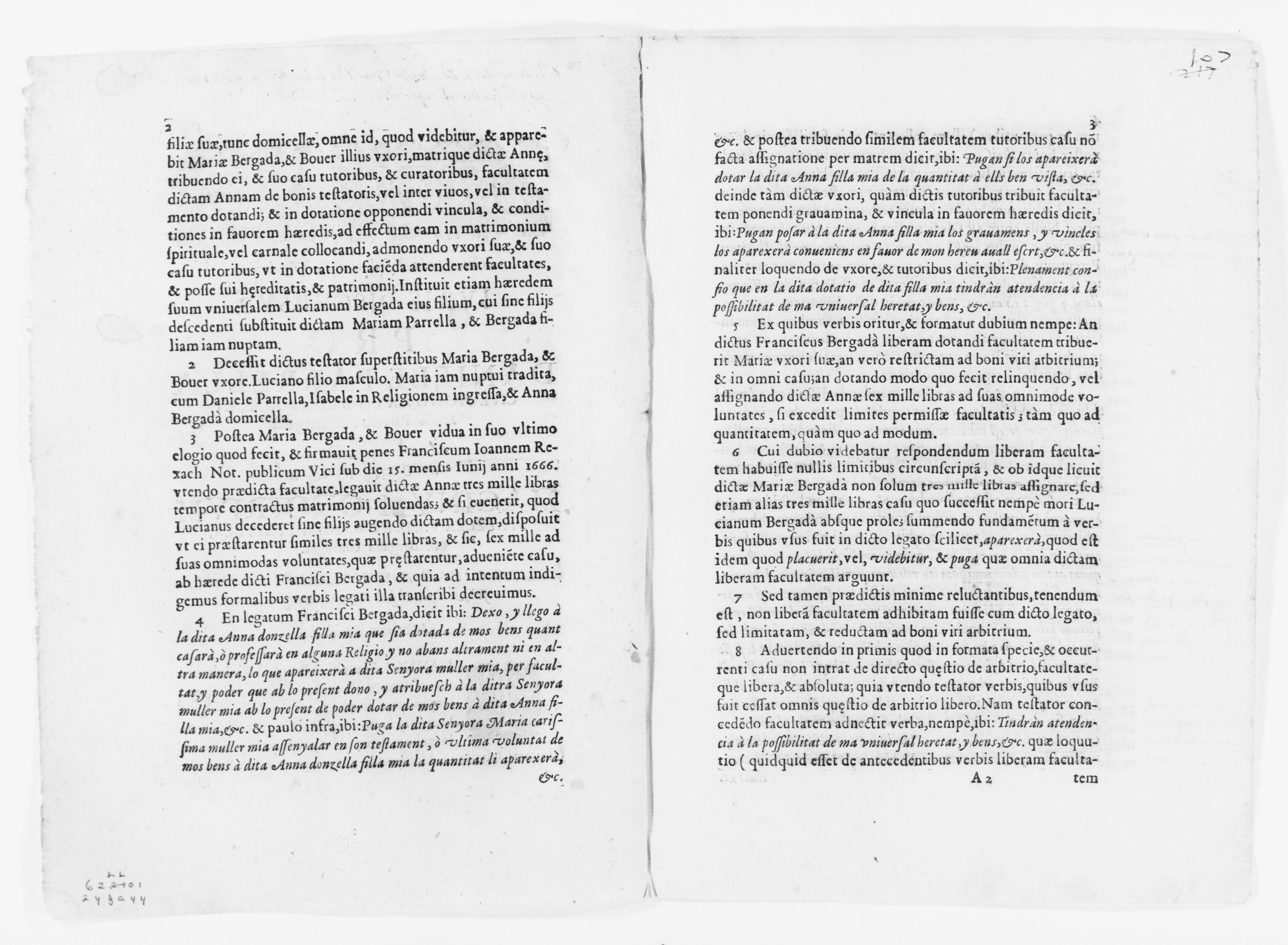 Scanned image of the current content page