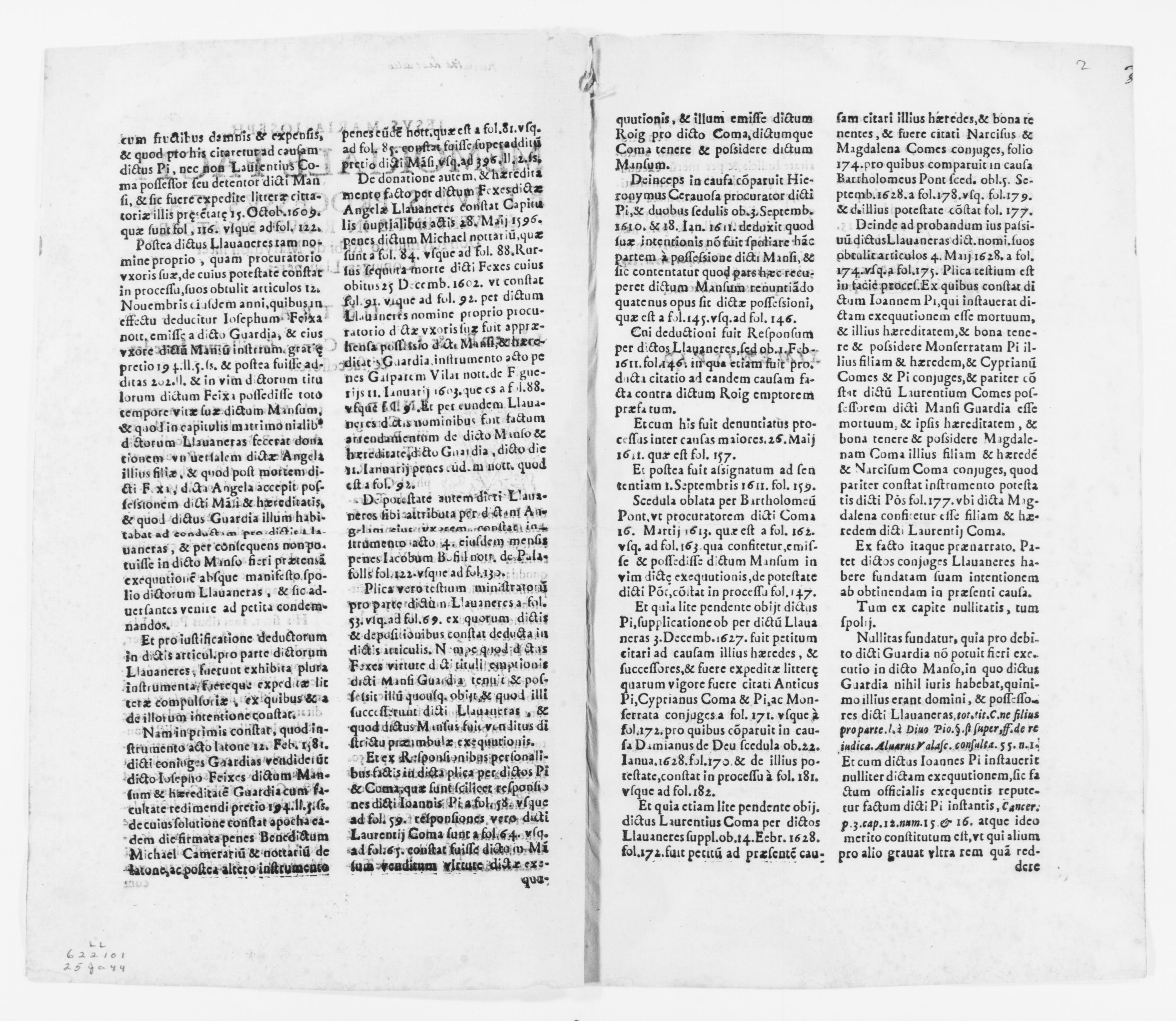 Scanned image of the current content page