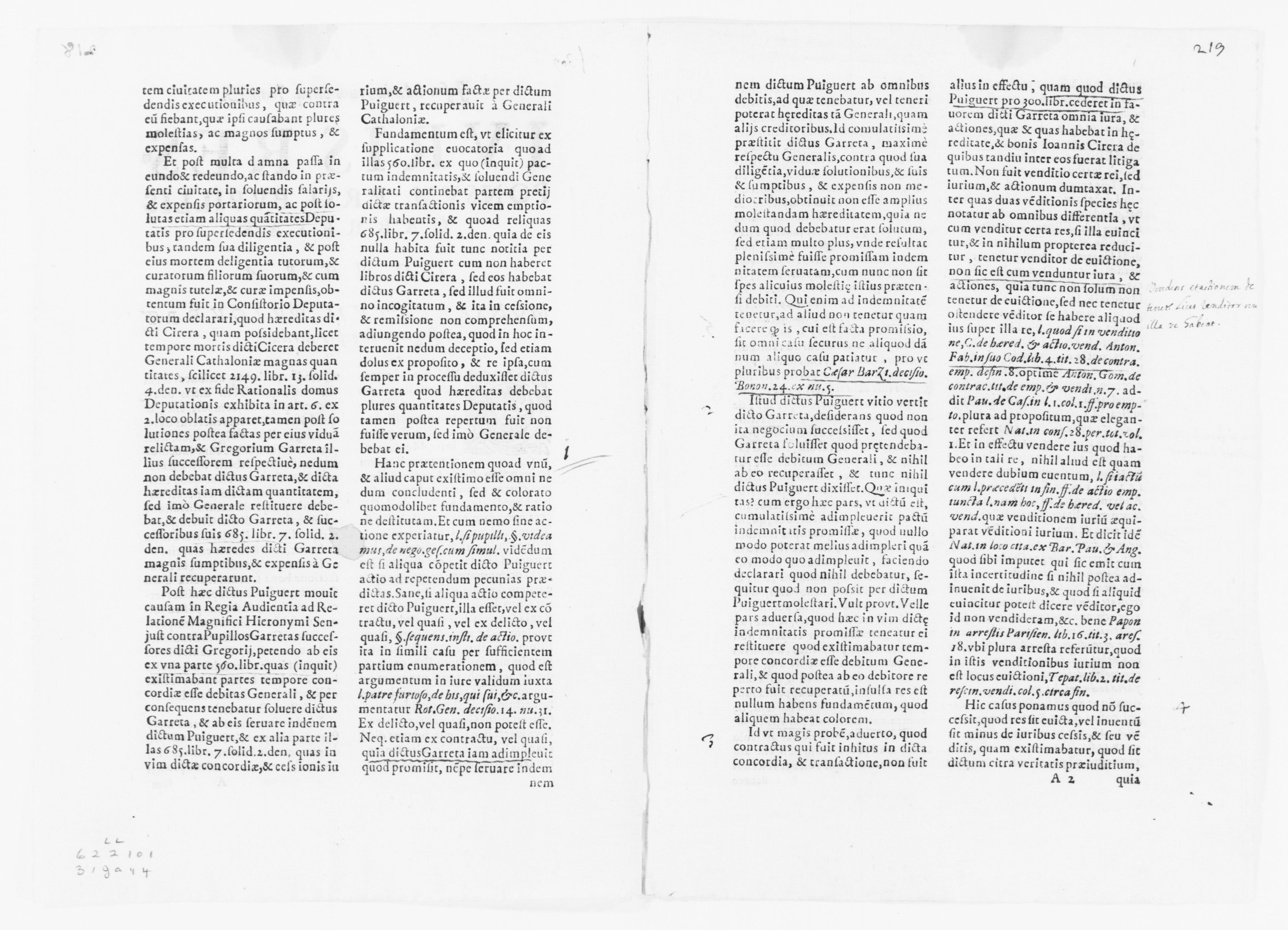 Scanned image of the current content page