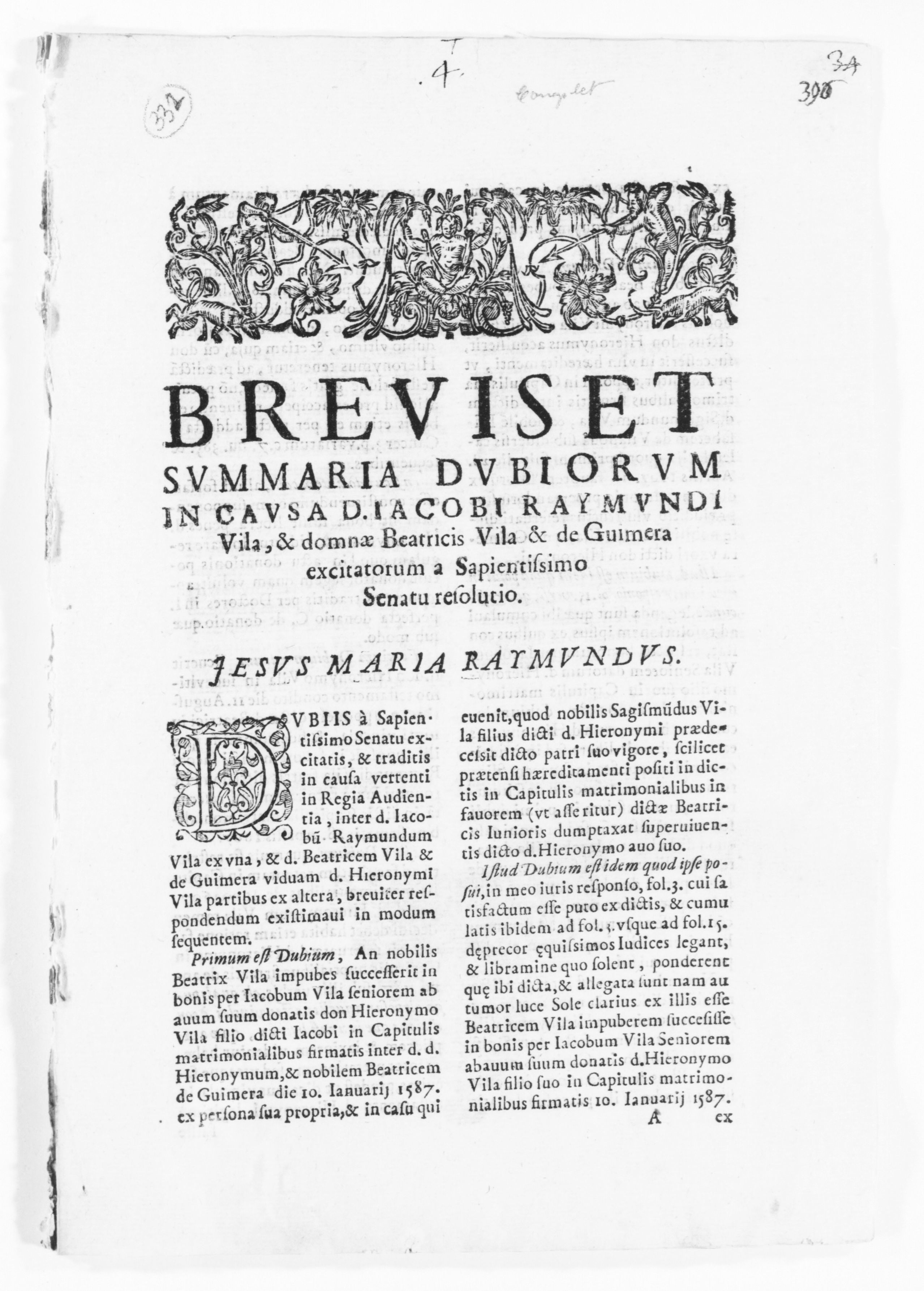 Scanned image of the current content page