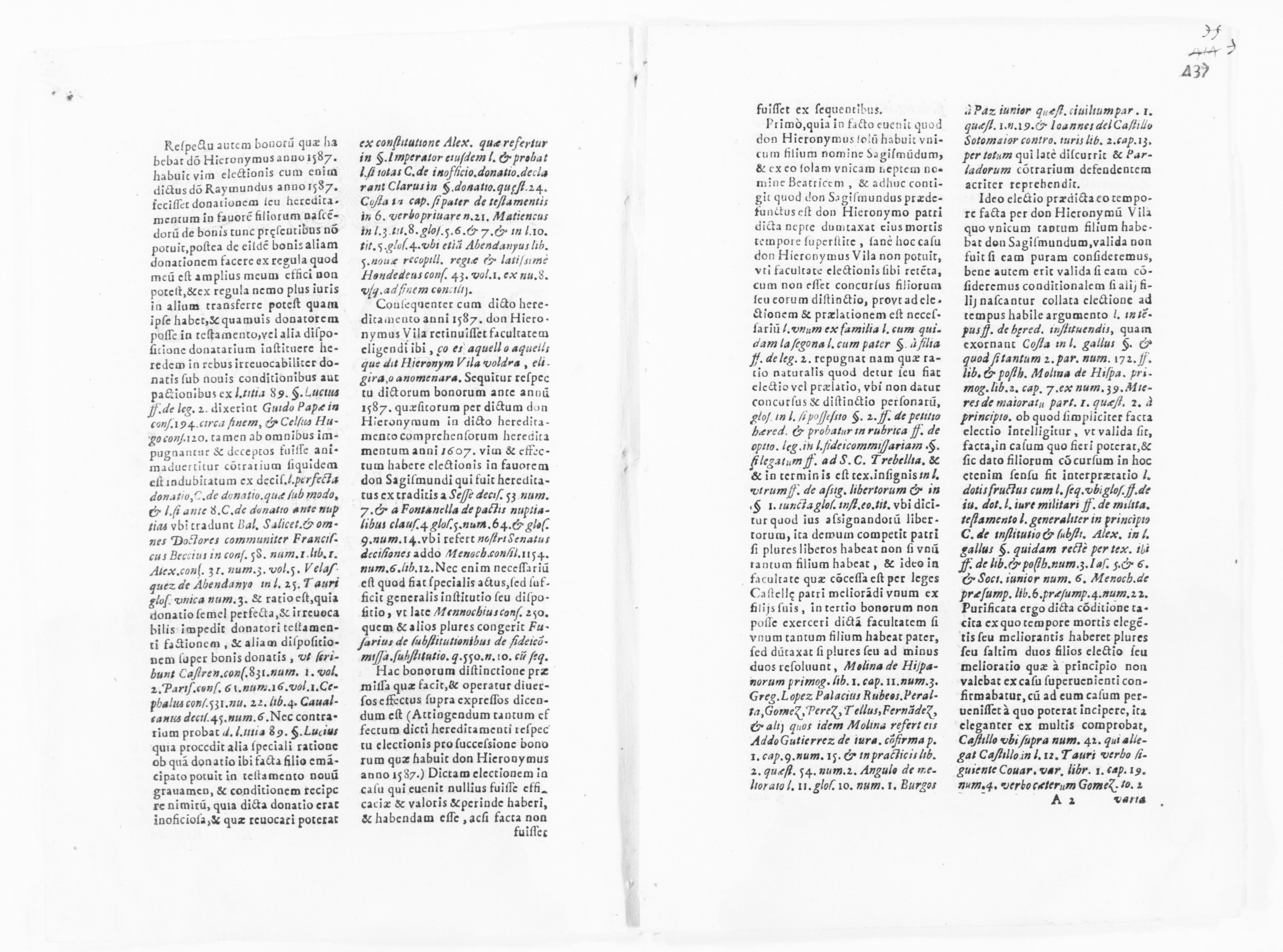Scanned image of the current content page
