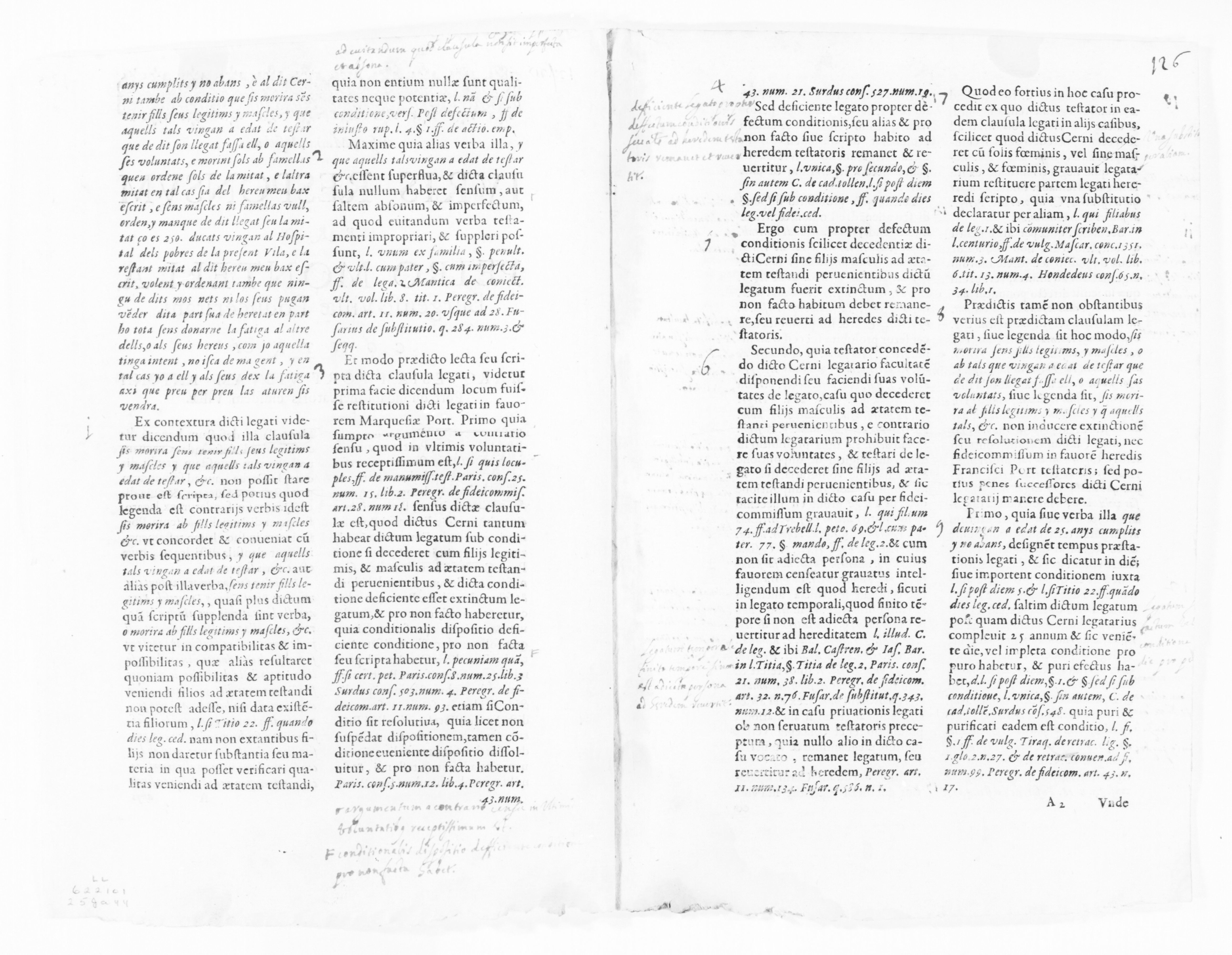 Scanned image of the current content page