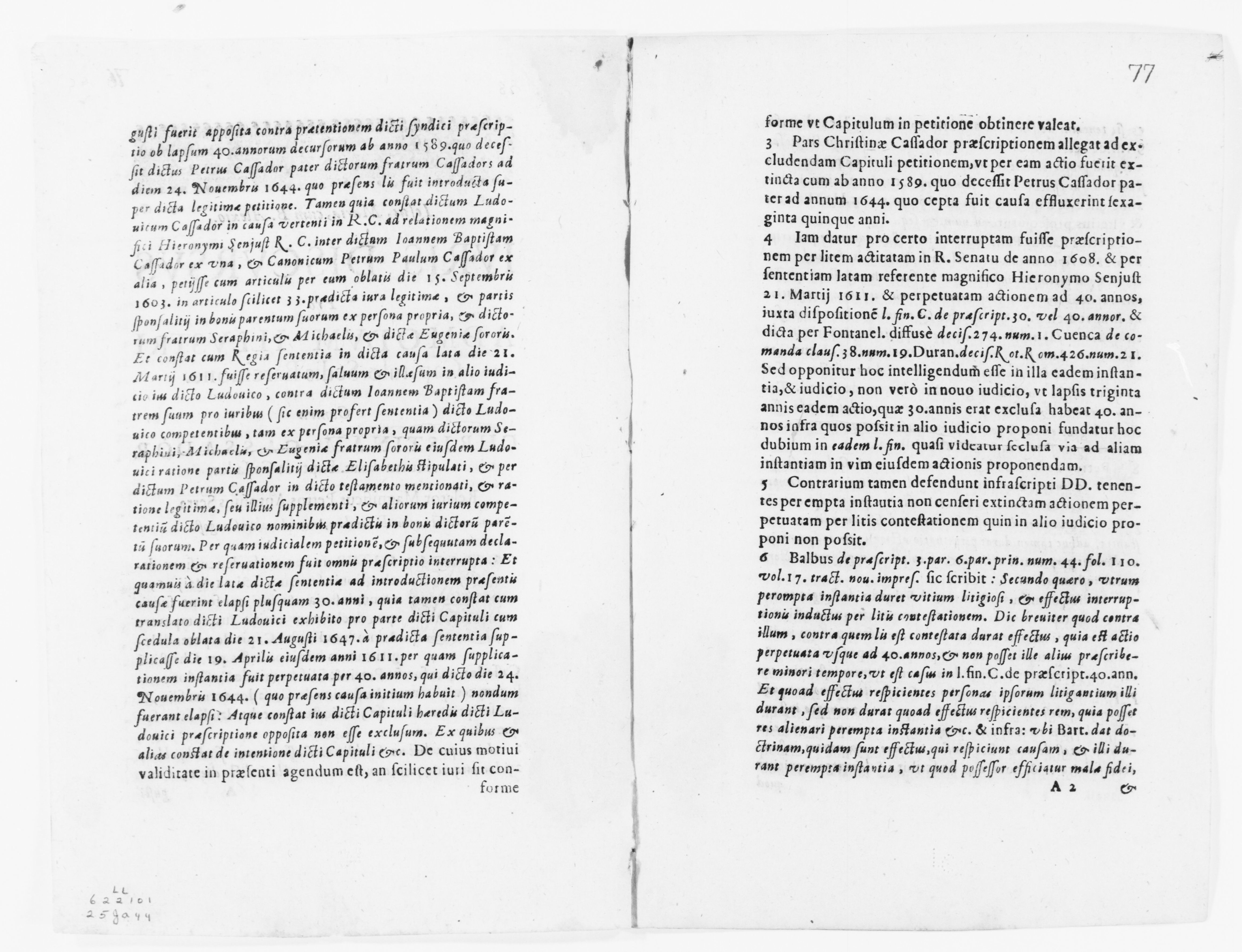 Scanned image of the current content page